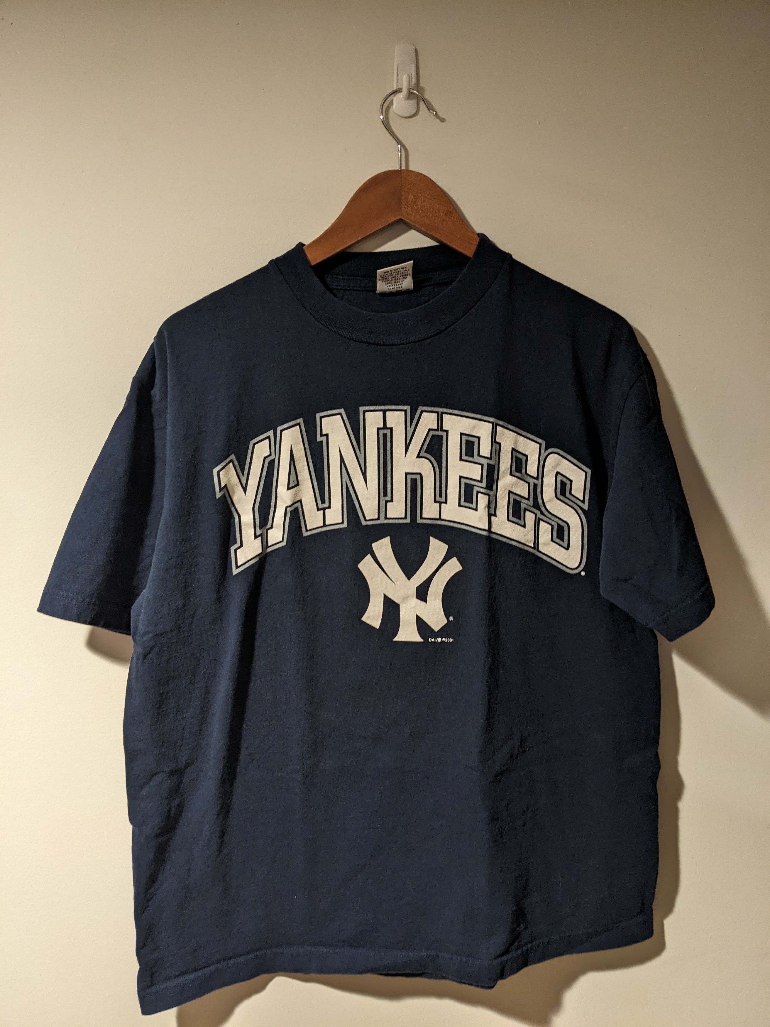 MLB × Vintage Vintage 2001 New York Yankee MLB Baseball Jeter T-Shirt Size US L / EU 52-54 / 3 - 1 Thumbnail