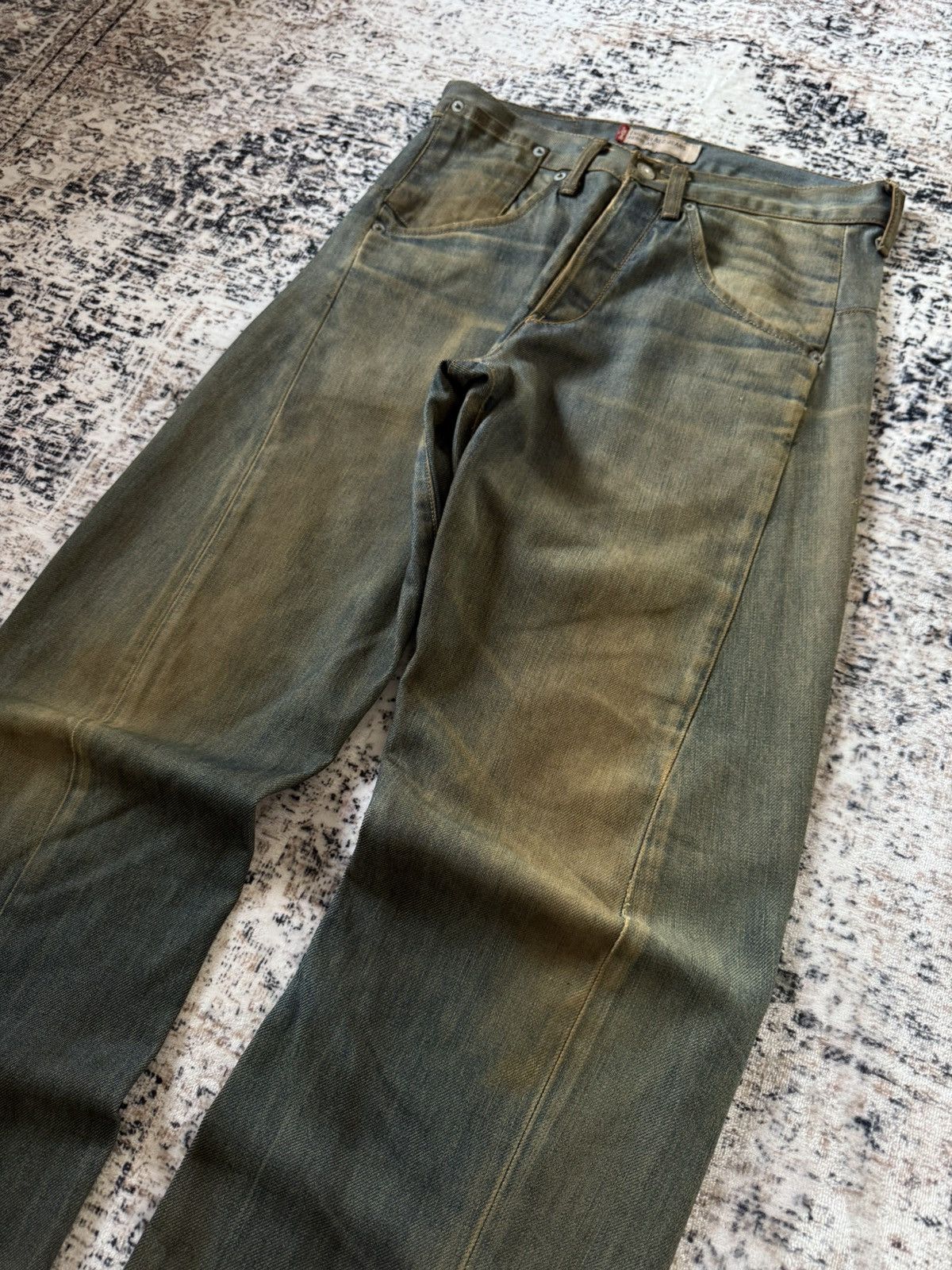 Levi's Vintage Clothing Vintage LEVIS Mud Wash Twisted Leg Engineered Jeans Regular Size US 30 / EU 46 - 4 Thumbnail