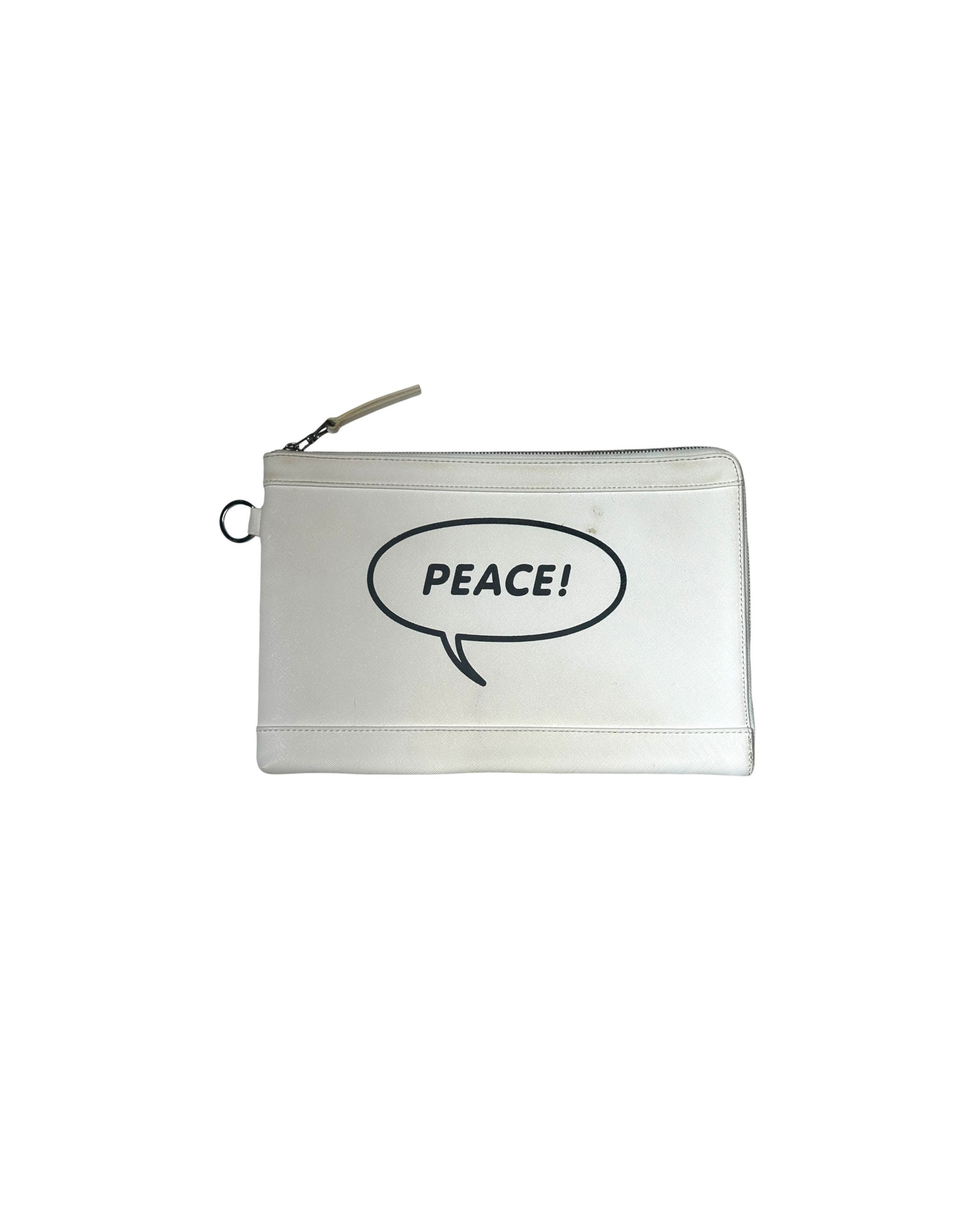 Number (N)ine Number (N)ine Peace! Clutch/Laptop Bag Size ONE SIZE - 1 Thumbnail