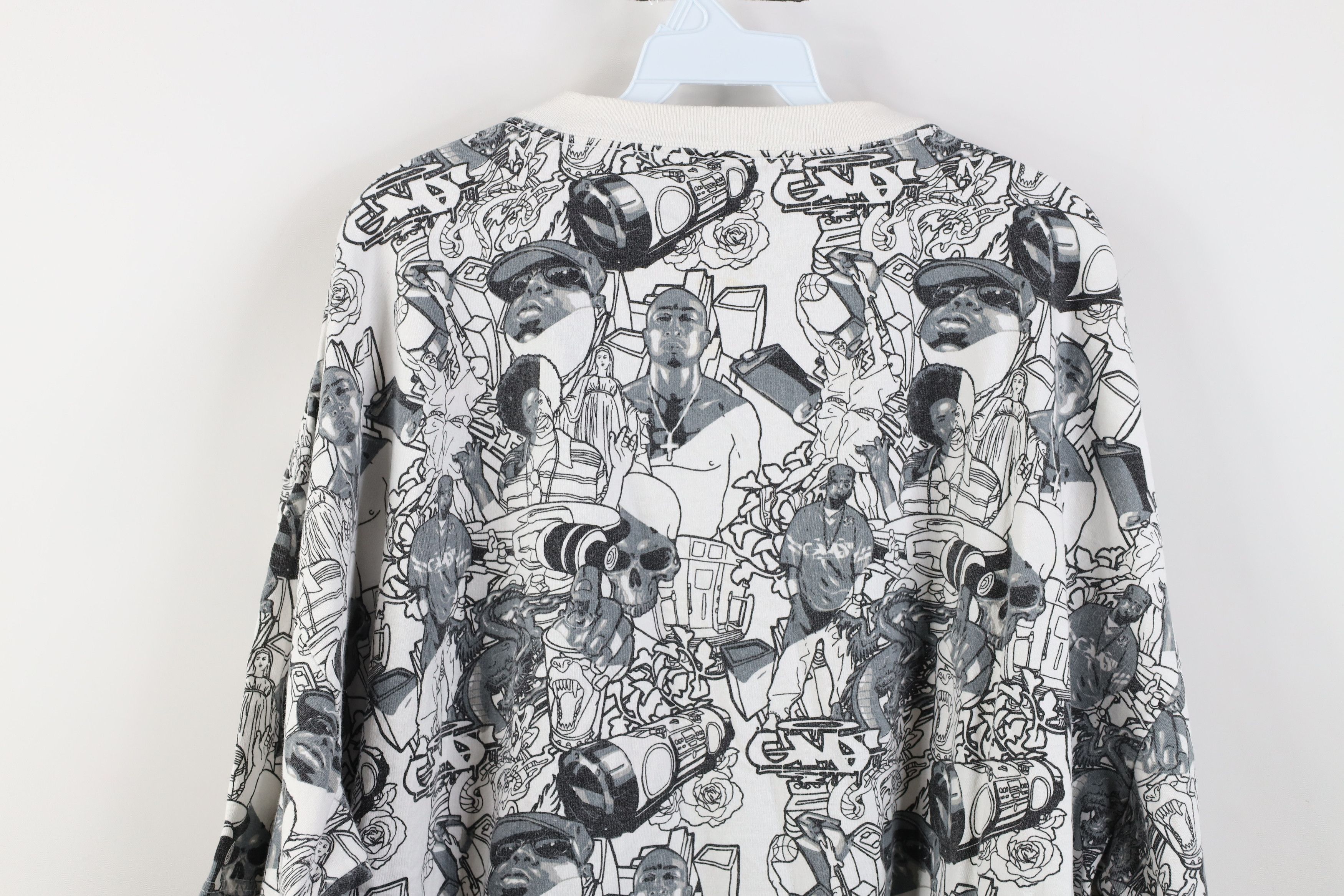 Vintage Vintage Y2K Streetwear Smalls Andre All Over Print T-Shirt Size US XXL / EU 58 / 5 - 13 Thumbnail