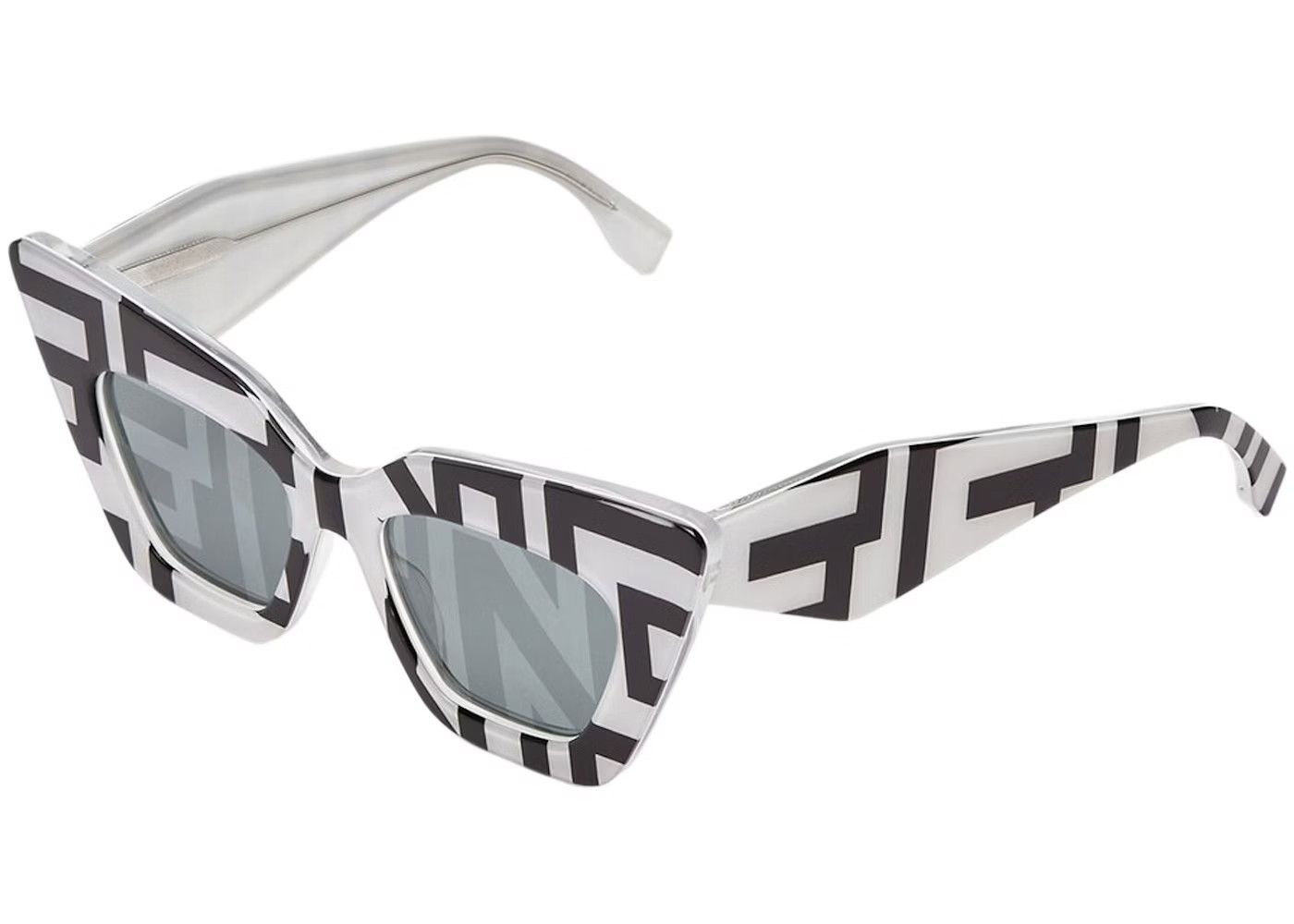 Fendi o1loc1c0824 Size: OS / Sunglasses in Black White Size ONE SIZE - 2 Thumbnail