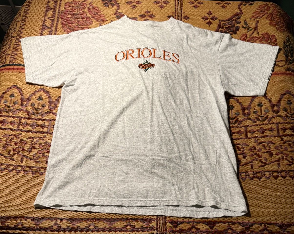 MLB Vintage Baltimore Orioles Embroidered T Shirt Size US XXL / EU 58 / 5 - 2 Thumbnail