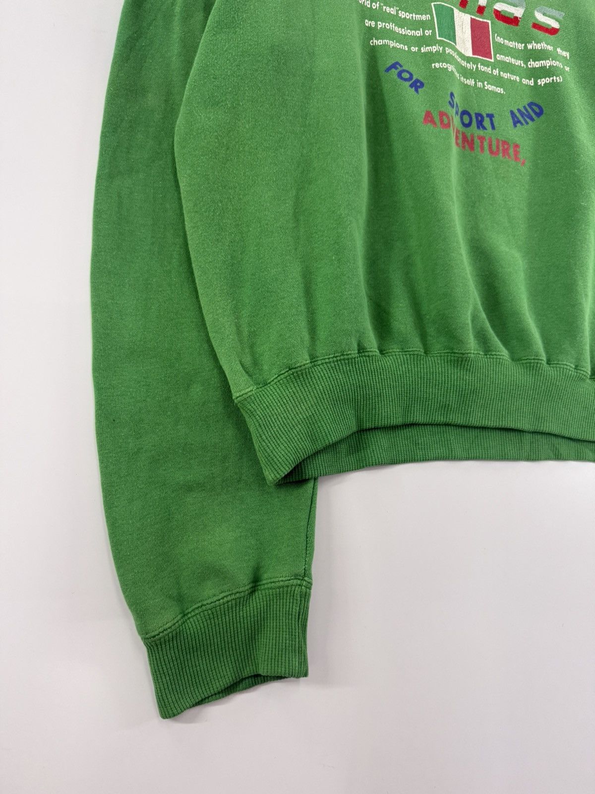 Salem Sportswear 🔥 Italian Samas Sports Baggy Fit Distressed Sweatshirt Size US L / EU 52-54 / 3 - 3 Thumbnail