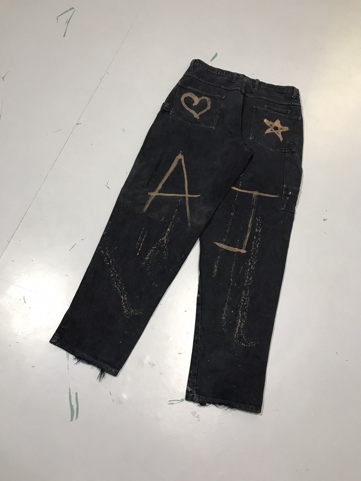 Karl Kani Vintage Karl Kani bleached splatter carpenter denim Size US 32 / EU 48 - 8 Thumbnail