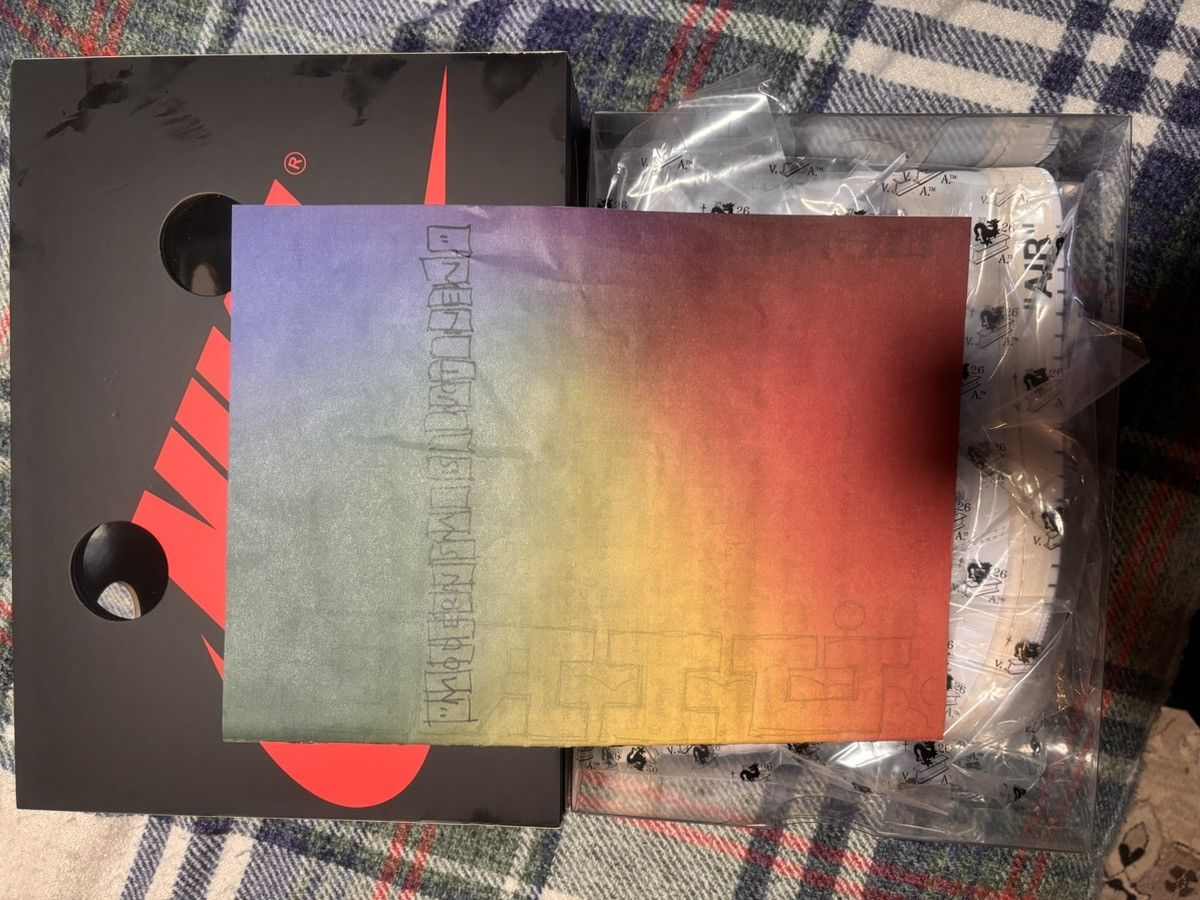 Nike × Off-White Virgil Abloh Archive x Air Jordan 1 Retro High OG 'Alaska' Size US 8 / EU 41 - 3 Thumbnail
