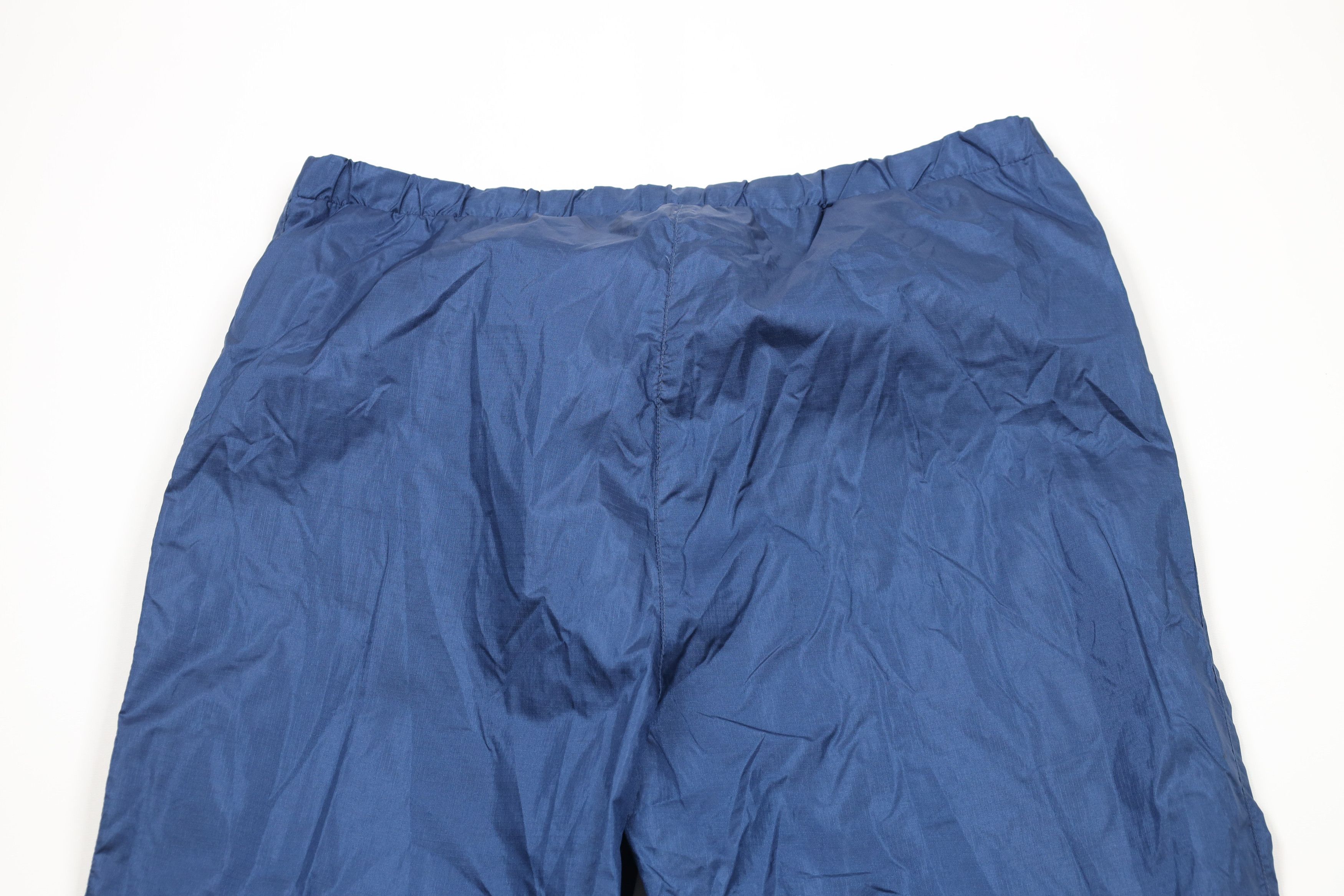 Eddie Bauer × Vintage Vintage 90s Eddie Bauer Windbreaker Rain Pants Navy Blue Size US 32 / EU 48 - 10 Thumbnail