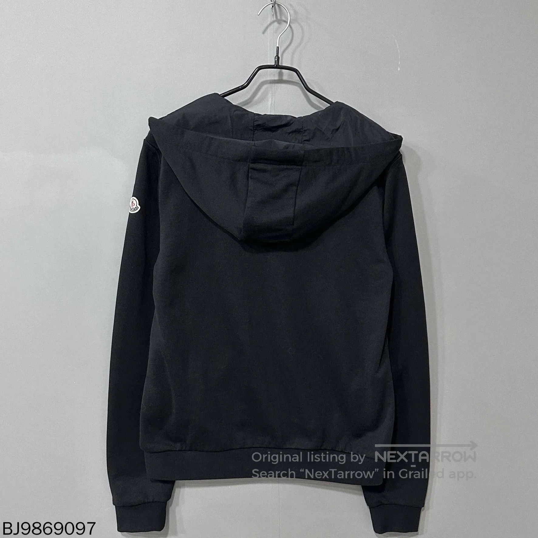 Moncler black logo zip hoodie from Moncler. Size US L / EU 52-54 / 3 - 2 Thumbnail