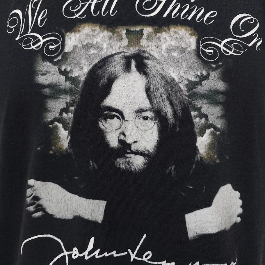Vintage Vintage John Lennon T Shirt Mens Size Small Black Y2K We All Size US S / EU 44-46 / 1 - 2 Thumbnail