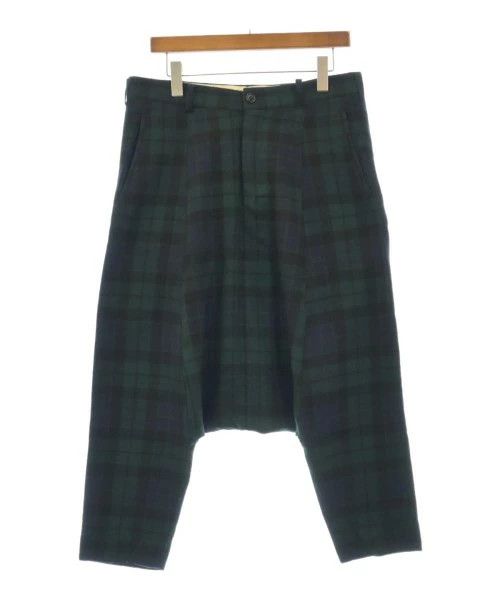 Comme des Garcons Homme Plus Cropped Pants Sarouel Pattern Wool Zip Up Check Multicolor Size US 32 / EU 48 - 1 Thumbnail
