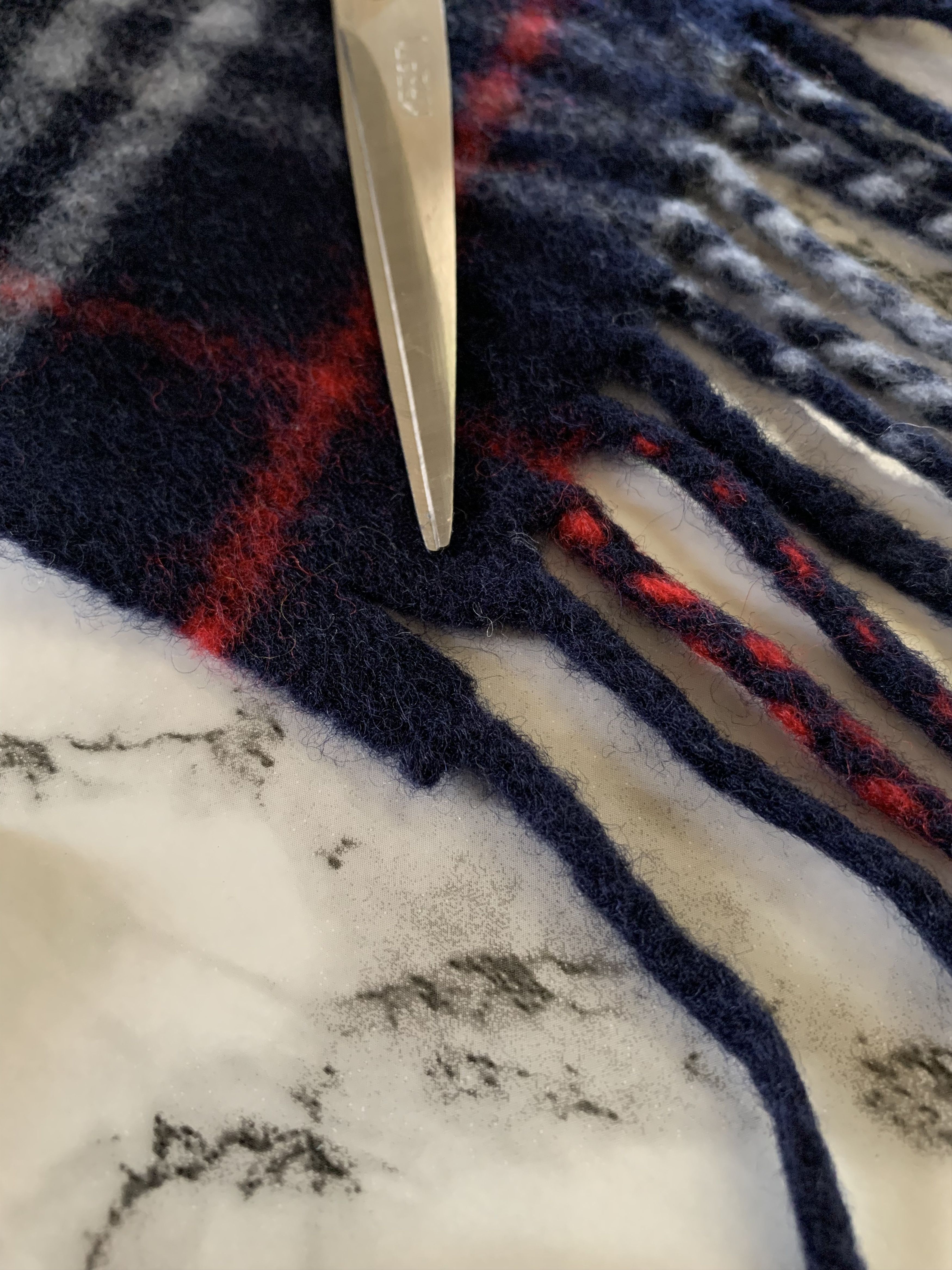 Burberry Burberry Scarf Wool Muffler Neck Wrap BL4313 Size ONE SIZE - 7 Thumbnail