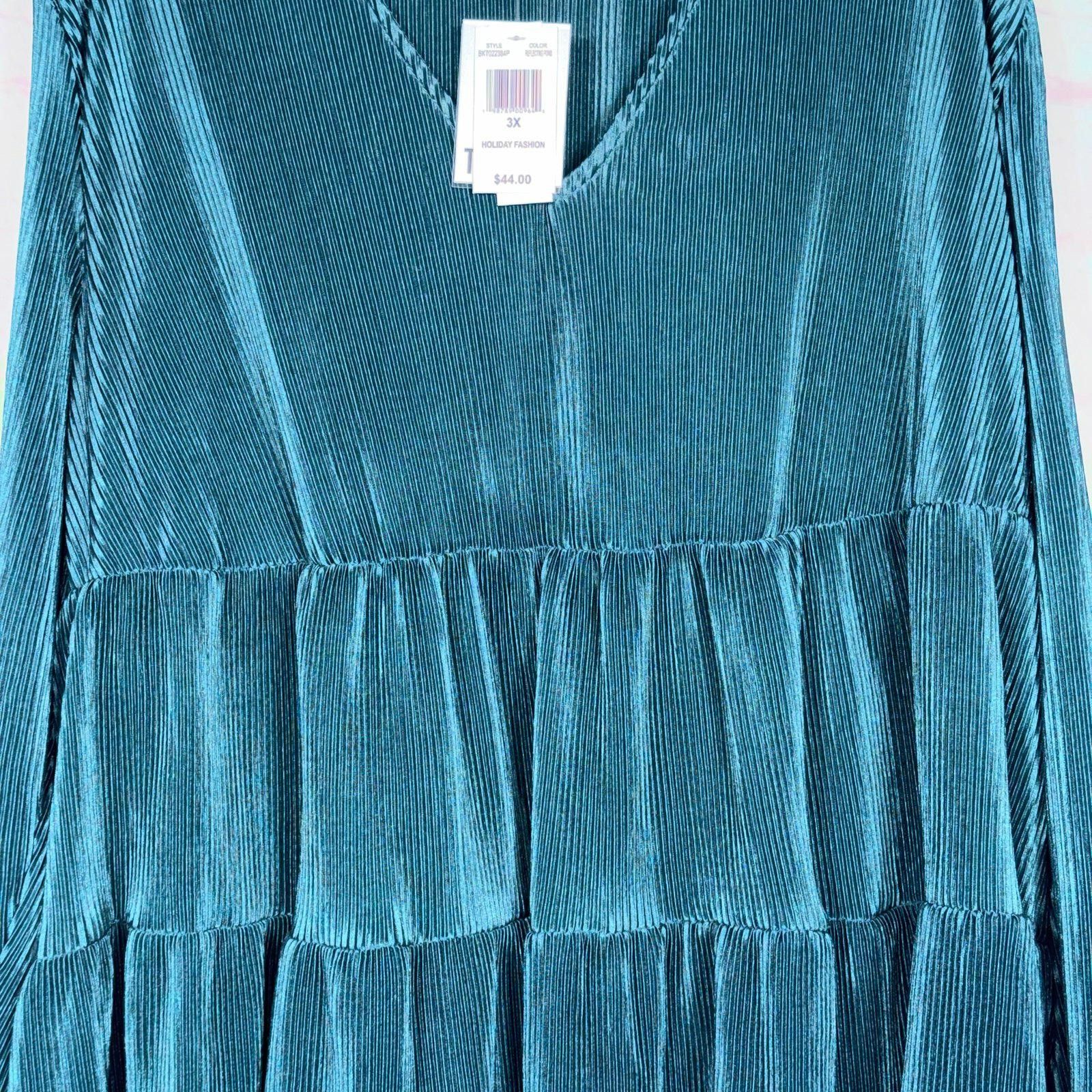 Other TINSEL Women's Plus Size 3X Pleated Tunic Top NWT Size 3XL / US 20-22 - 2 Thumbnail