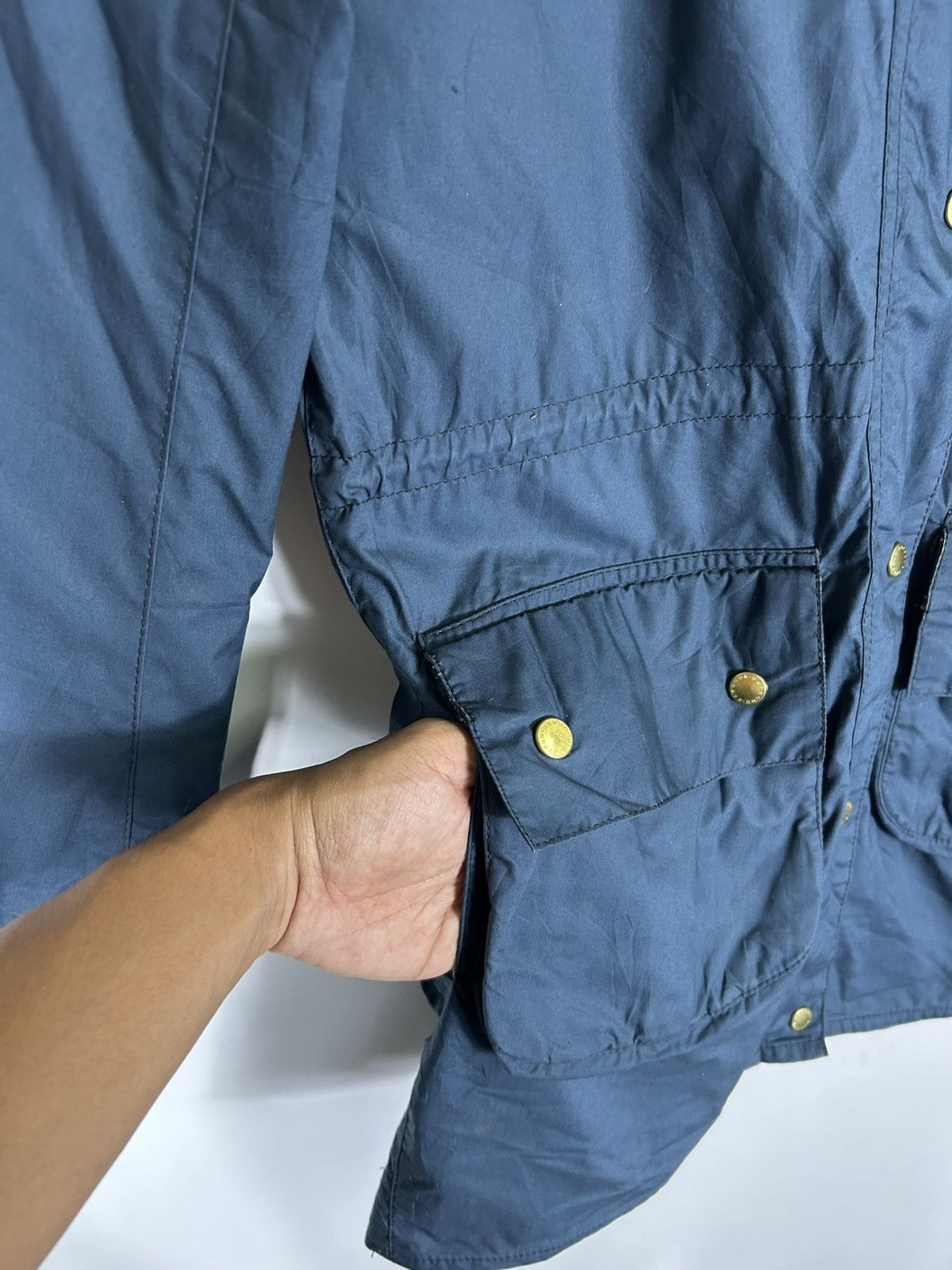 Barbour 🔥Barbour Hooded Zipper Faded Parka Jacket Size S / US 4 / IT 40 - 6 Thumbnail