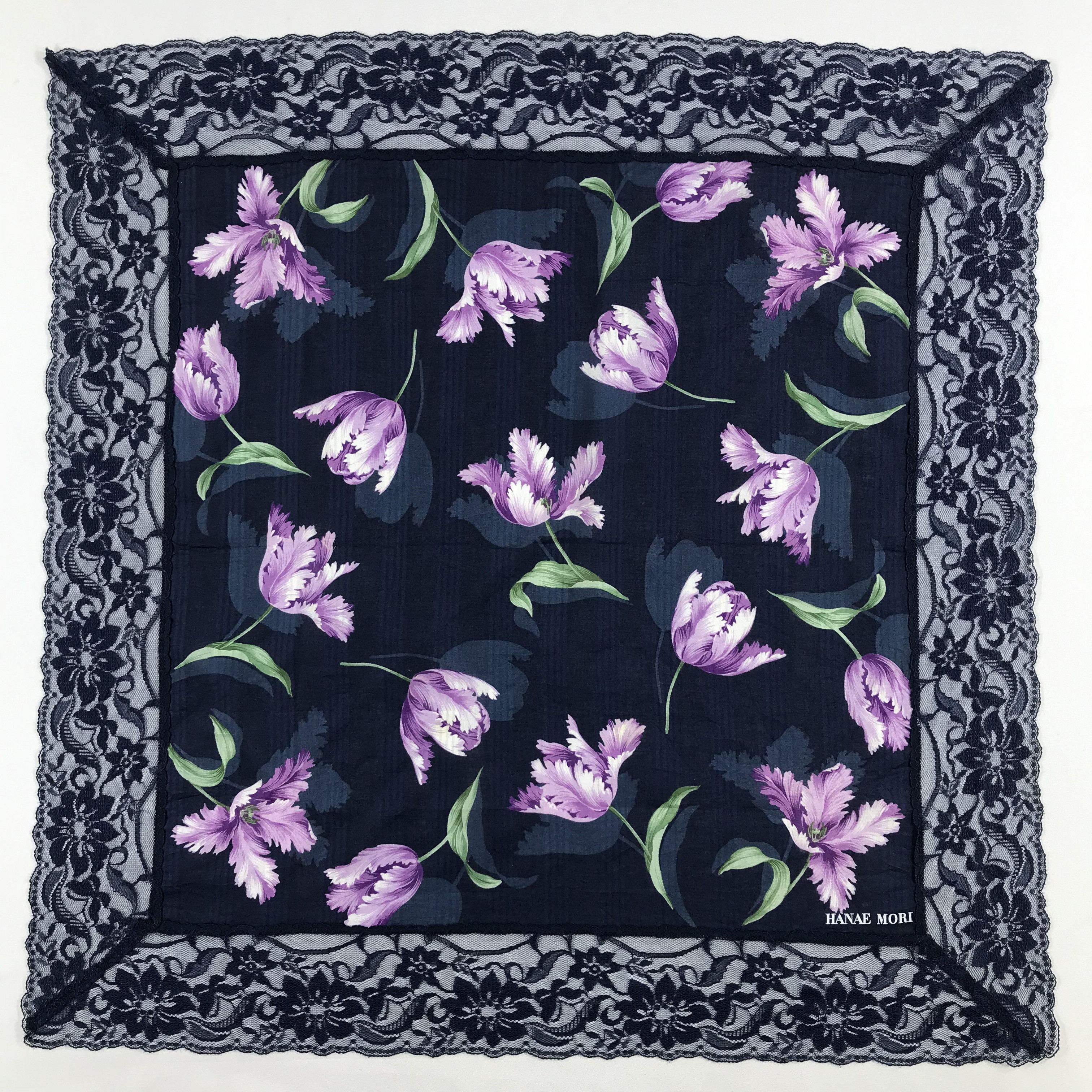 Hanae Mori Bandana / Handkerchief / Neckerchief - S2320