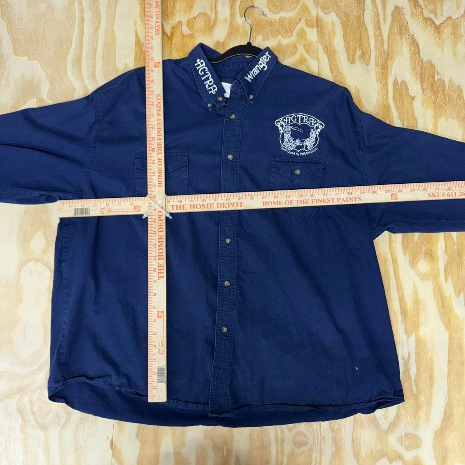 Wrangler XXL - Vintage wrangler x ACTRA embroidered button up shirt Size US XXL / EU 58 / 5 - 2 Thumbnail