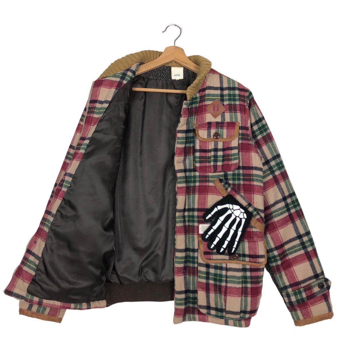 Hysteric Glamour 🔥90’s Bomber Jacket Wangwano Japan Tartan Design Check Size US L / EU 52-54 / 3 - 9 Thumbnail