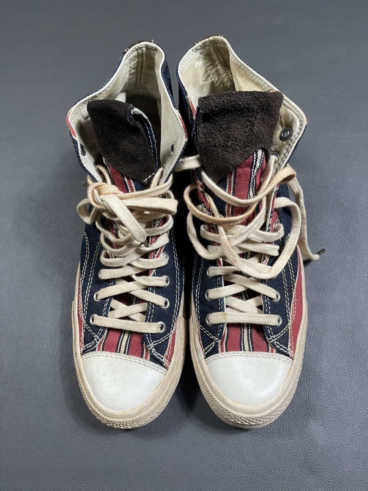 Visvim Visvim Skagway Hi Denim Stripe Size US 9 / EU 42 - 3 Thumbnail