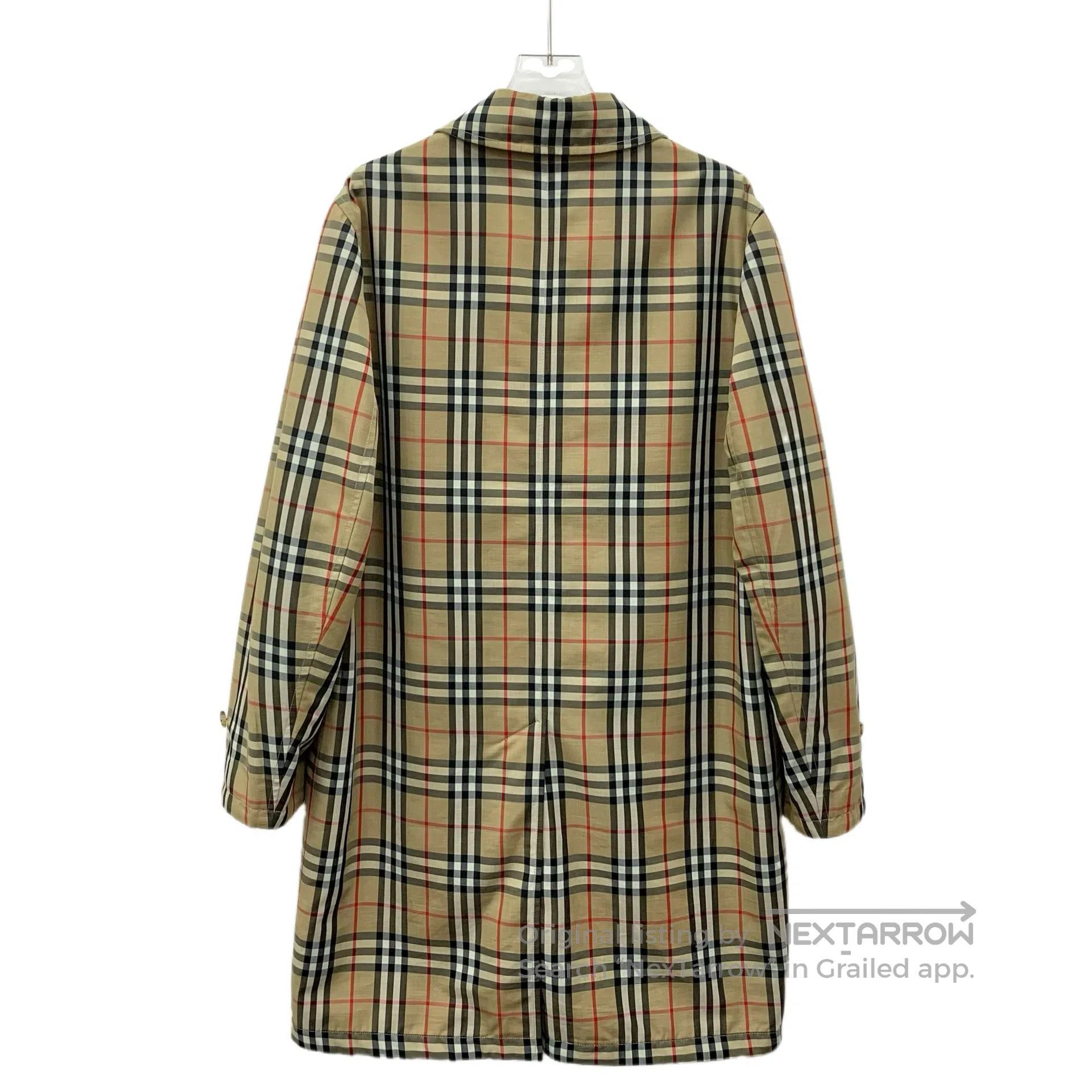 Burberry Burberry Brown classic plaid design collar single-breasted Size US S / EU 44-46 / 1 - 4 Thumbnail