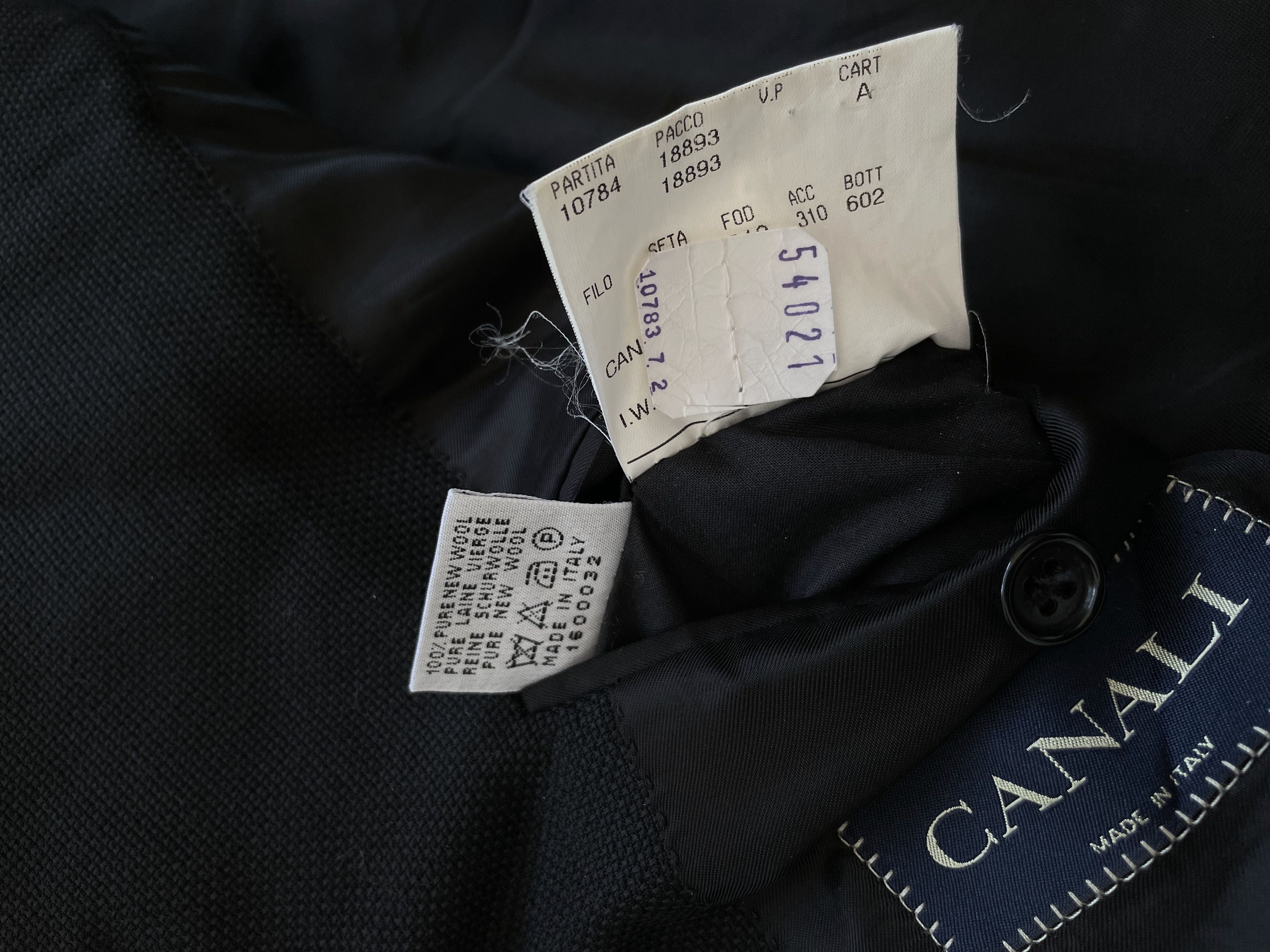 Canali Canali Wool Black Blazer Size US M / EU 48-50 / 2 - 8 Thumbnail