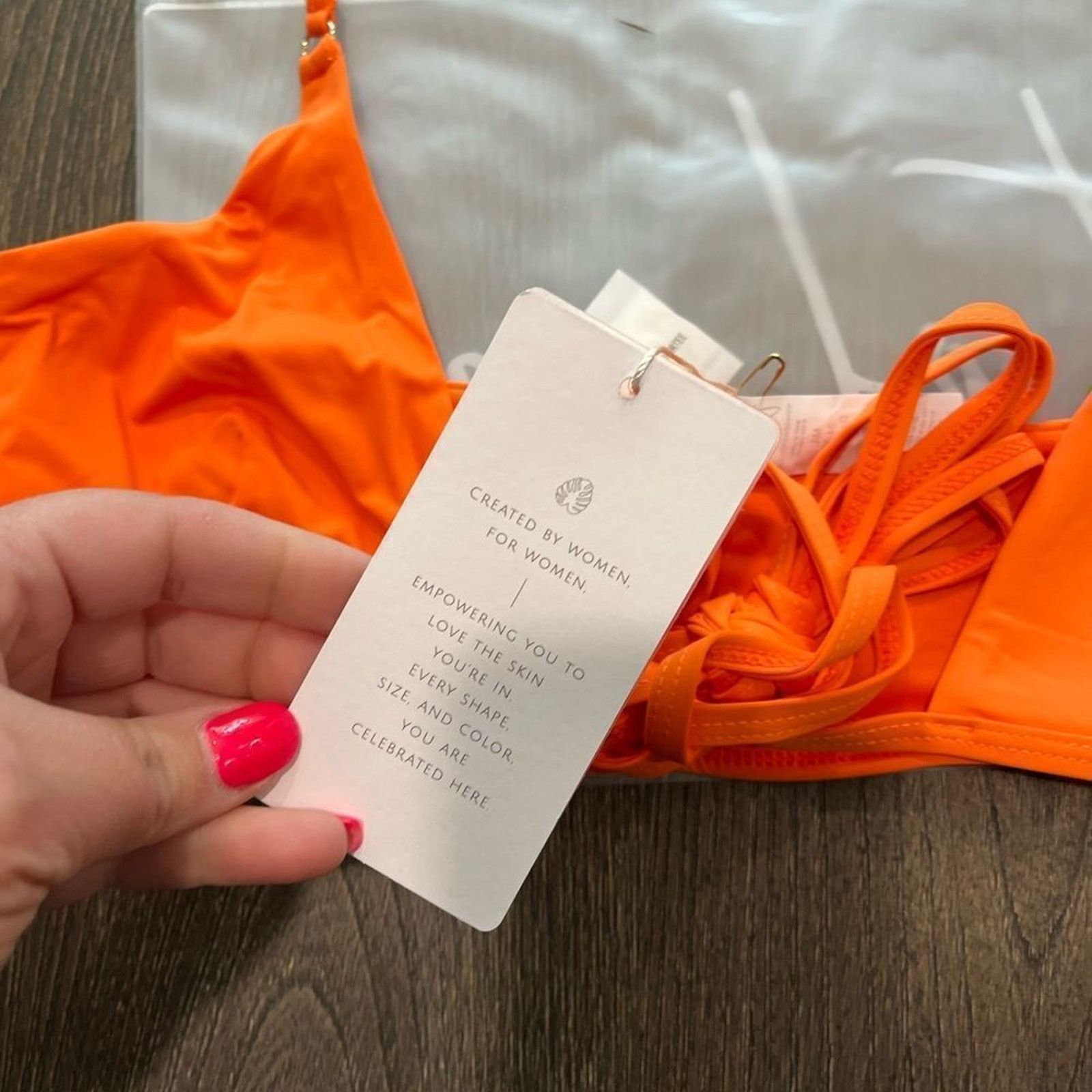 Vintage NWT Toluca Amina Bikini Top Waist Wrap Triangle Nectar Sz M Size ONE SIZE - 5 Thumbnail