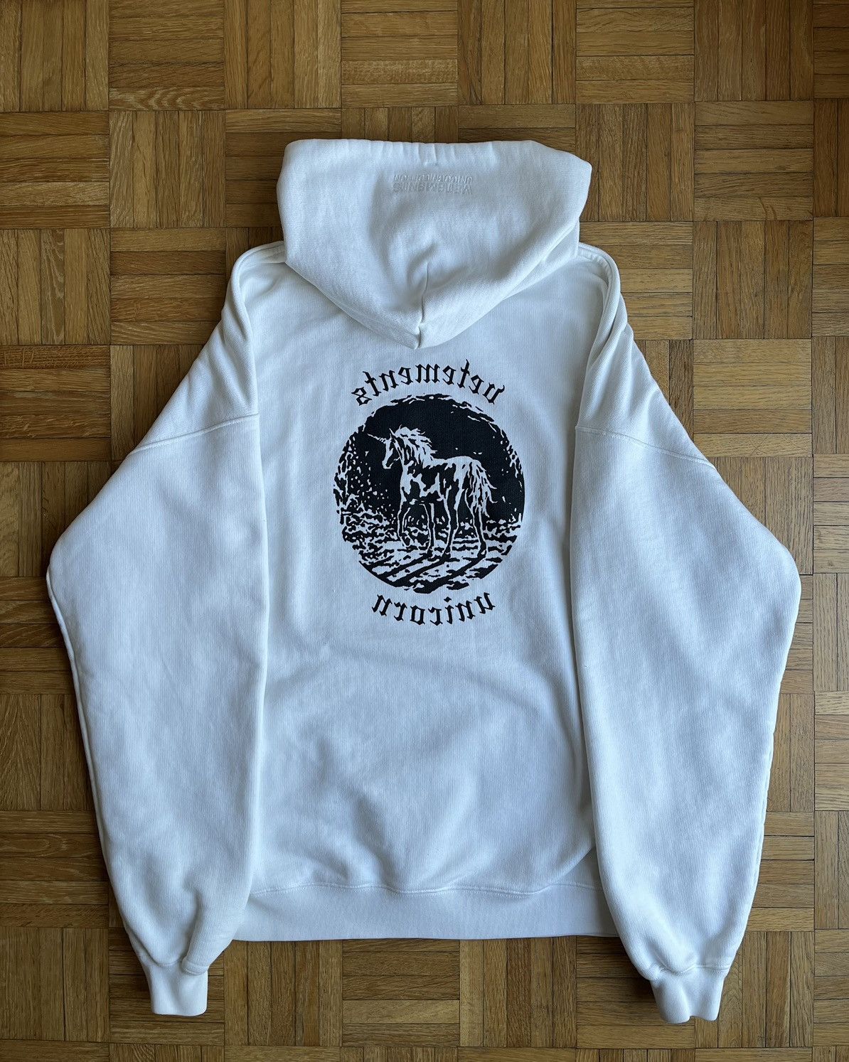 Vetements Vetements Double Unicorn Hoodie Size US S / EU 44-46 / 1 - 2 Thumbnail