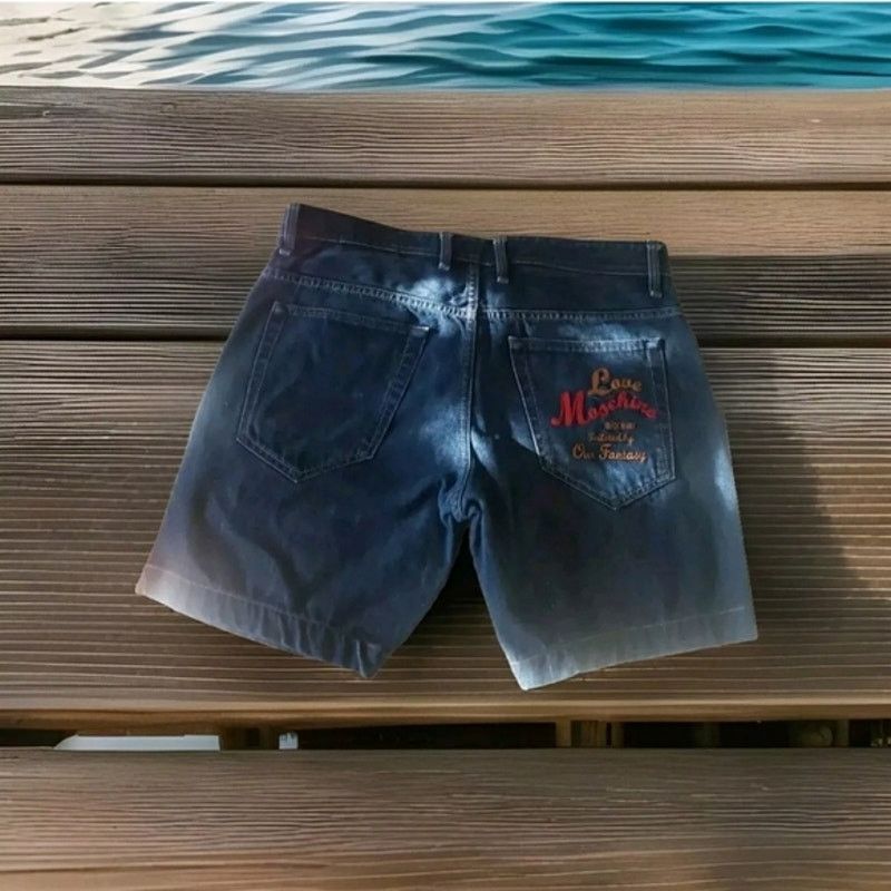 Moschino Love Moschino Men's Shorts Blue Jeans Size 34 Size US 34 / EU 50 - 2 Thumbnail