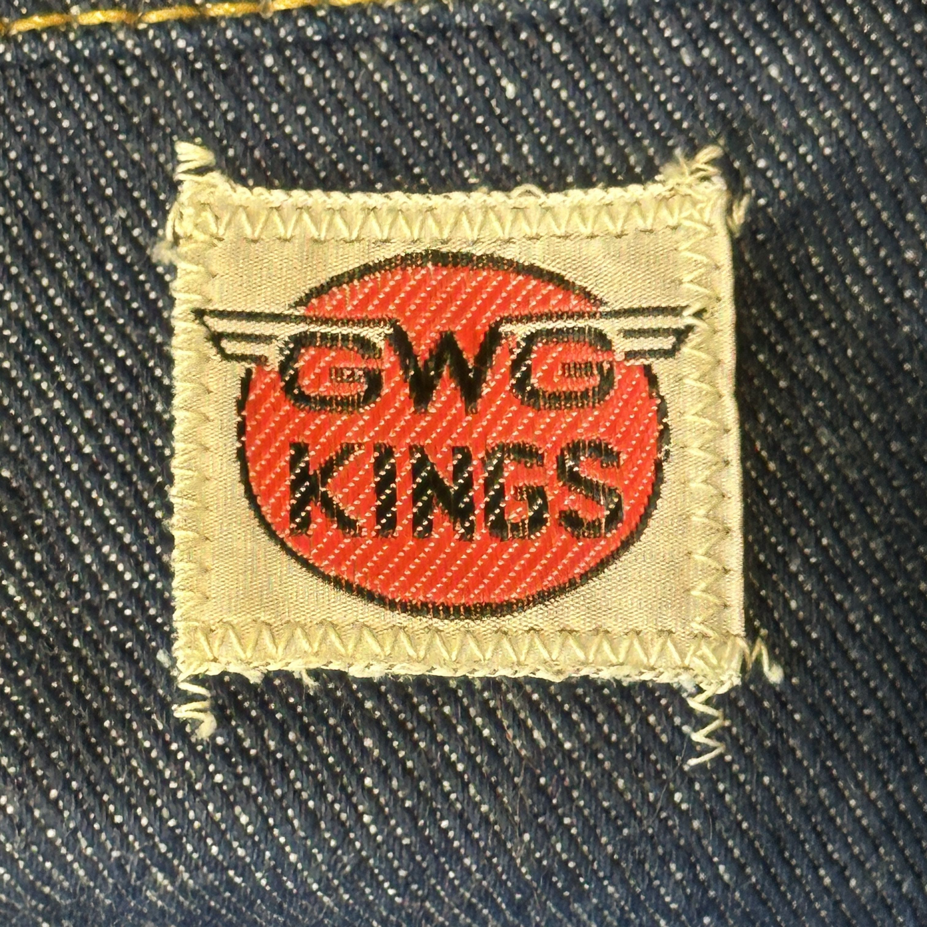King Vintage GWG Kings Denim Jacket Size 6 kids deadstock 50s Size US XXS / EU 40 - 3 Thumbnail