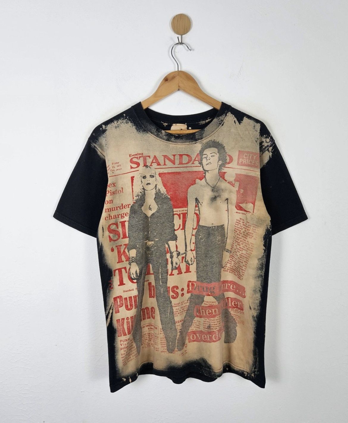 Band Tees Vintage Sid vicious and nancy Shirt Size US M / EU 48-50 / 2 - 1 Thumbnail