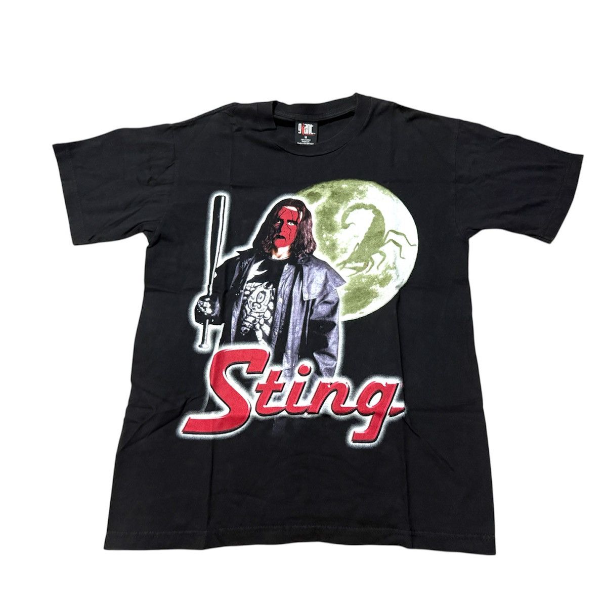 Vintage DEADSTOCK Vintage 90s WCW Wolfpac Sting Shirt Size US M / EU 48-50 / 2 - 1 Thumbnail