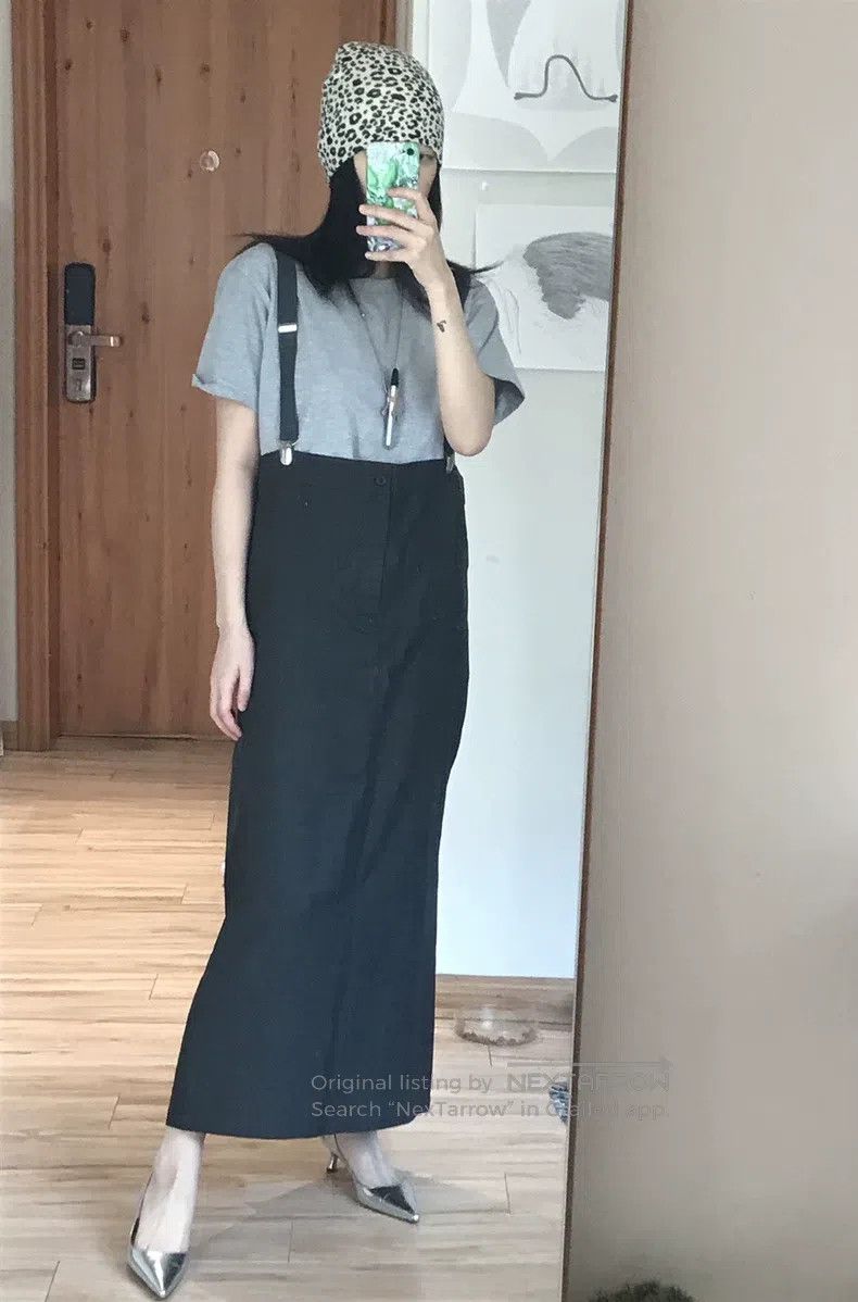 Yohji Yamamoto Yohji Yamamoto size s 90's grey suit straight skirt Size 24" / US 00 / IT 34 - 2 Thumbnail