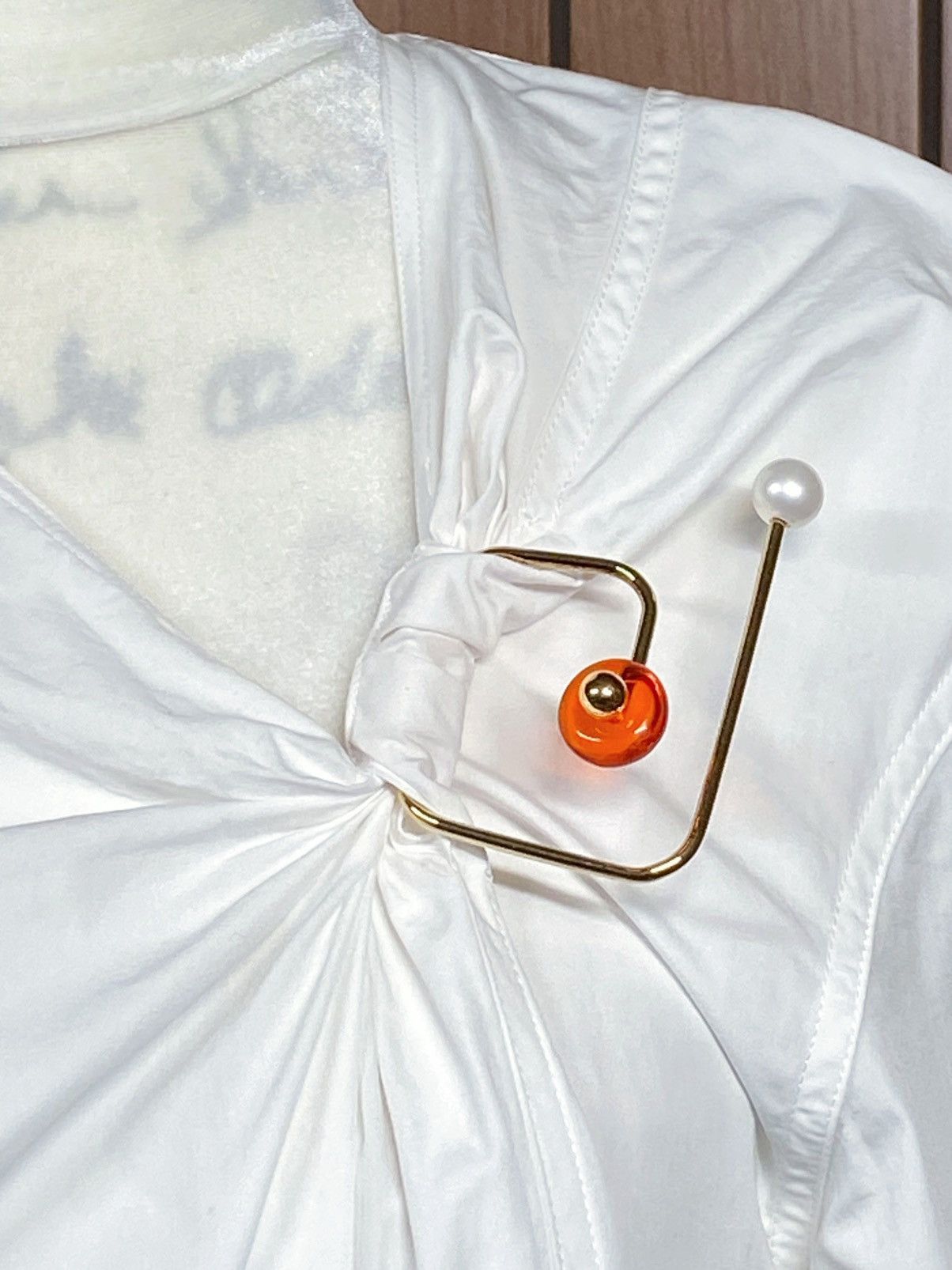 Dries Van Noten Dries Van Noten Twisted Ring Poplin blouse size 36/us 4 Size S / US 4 / IT 40 - 8 Thumbnail