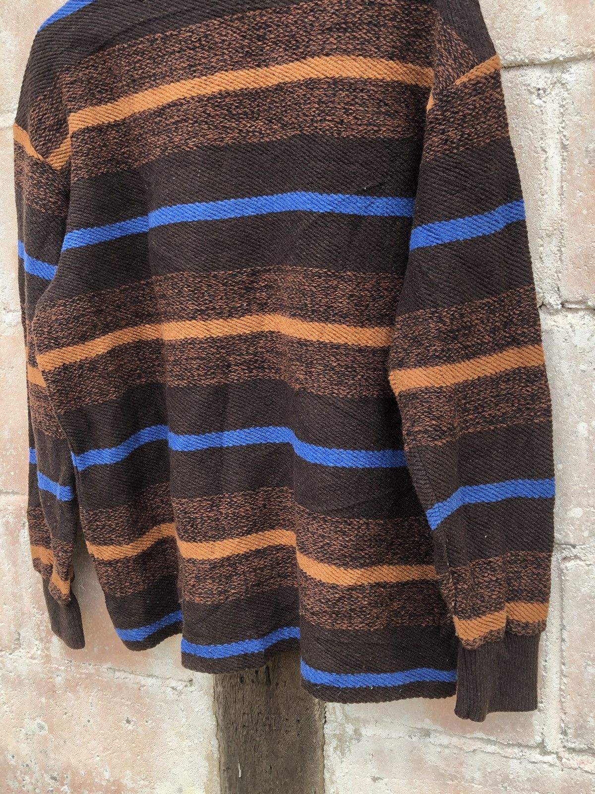 United Colors Of Benetton United Color of Bennetton Sweater Half Zipper Jacket Navajo Size US L / EU 52-54 / 3 - 7 Thumbnail