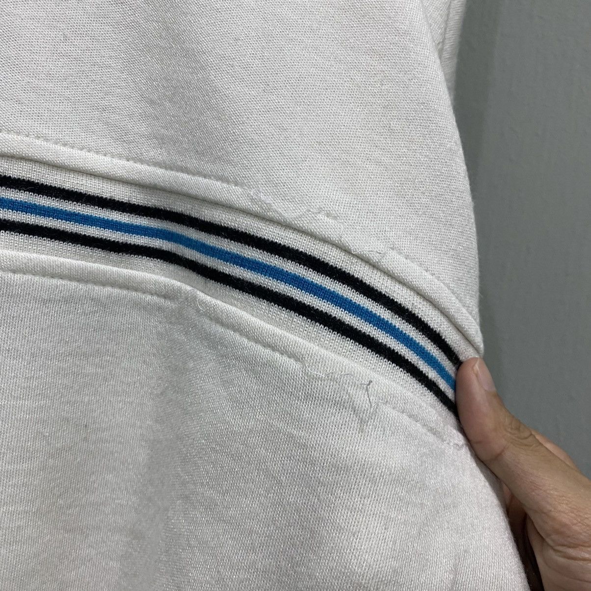 Christian Dior Monsieur Vintage Christian Dior Monsieur Striped Track Jacket White Size US XL / EU 56 / 4 - 9 Thumbnail