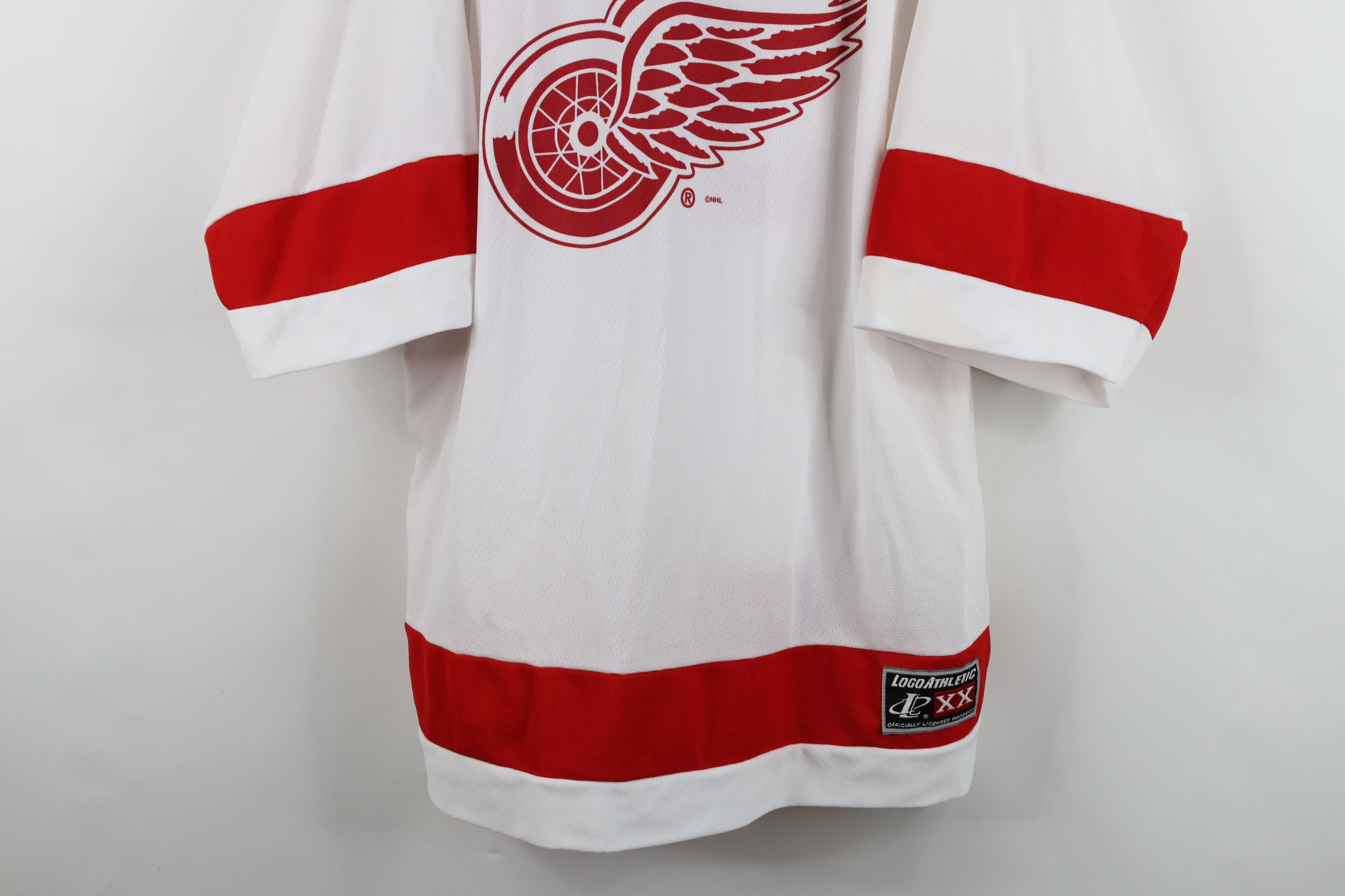 Vintage Vintage 90s Detroit Red Wings Hockey Jersey White #30 USA Size US XXL / EU 58 / 5 - 3 Thumbnail