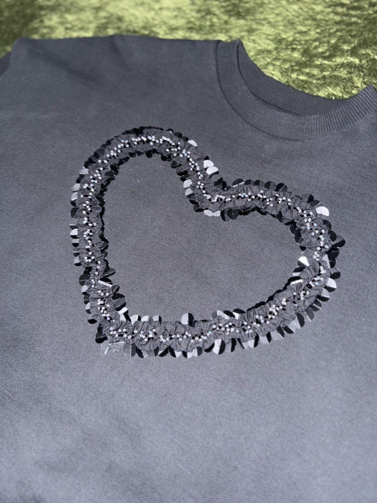 Alexander McQueen [36] Alexander McQueen Beaded Detail Loose-Fit Sweatshirt Size US M / EU 48-50 / 2 - 2 Thumbnail