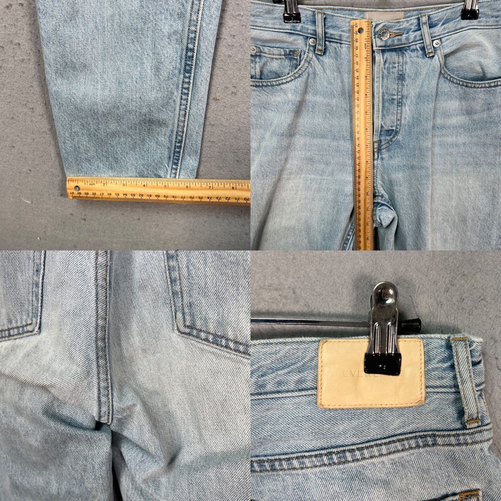 Everlane Everlane Jeans The Cheeky Light Wash Denim High-Rise Regular 27 in Blue Womens Jeans Size 27" / US 4 / IT 40 - 8 Thumbnail