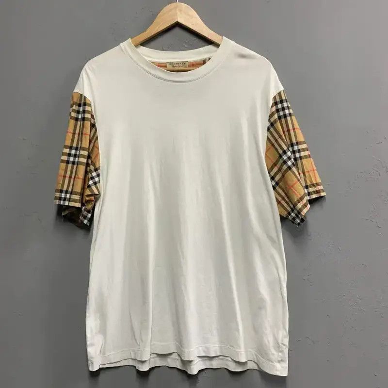 Burberry Burberry Women's White Cotton T-Shirt Size L / US 10 / IT 46 - 1 Thumbnail