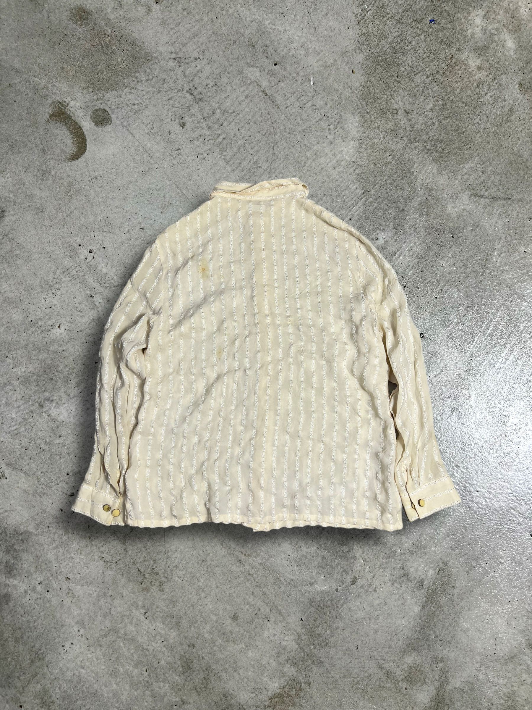 DAKS × Vintage Vintage DAKS Monogram Buttons Up Blouse (M) GTMPT426 Size M / US 6-8 / IT 42-44 - 8 Thumbnail
