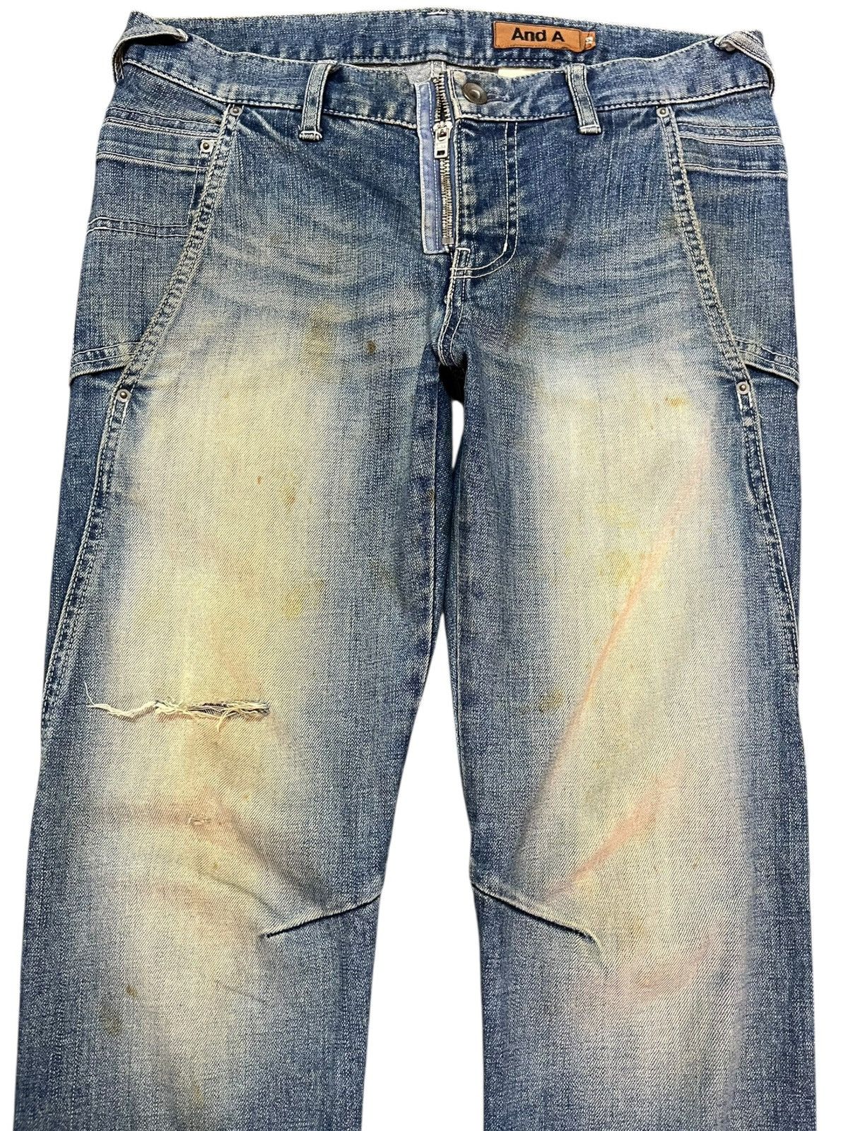 And A Vintage And a Mudwash Faded Distressed Denim Size US 31 - 2 Thumbnail