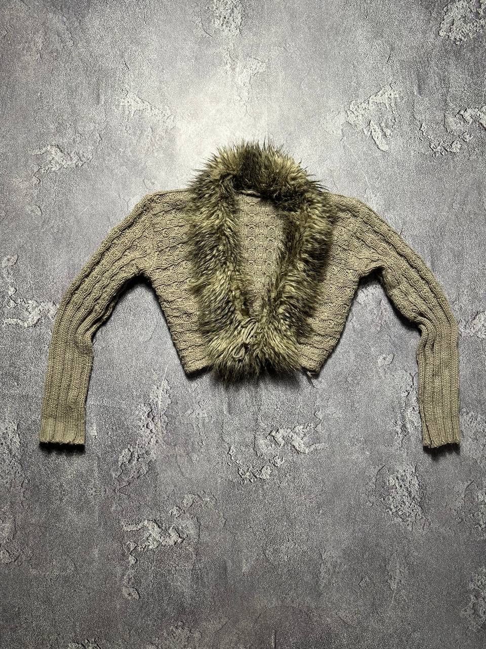 If Six Was Nine × Japanese Brand × Le Grande Bleu (L.G.B.) 💥Crazy Crop Top Faux Fur Women Size M / US 6-8 / IT 42-44 - 1 Thumbnail
