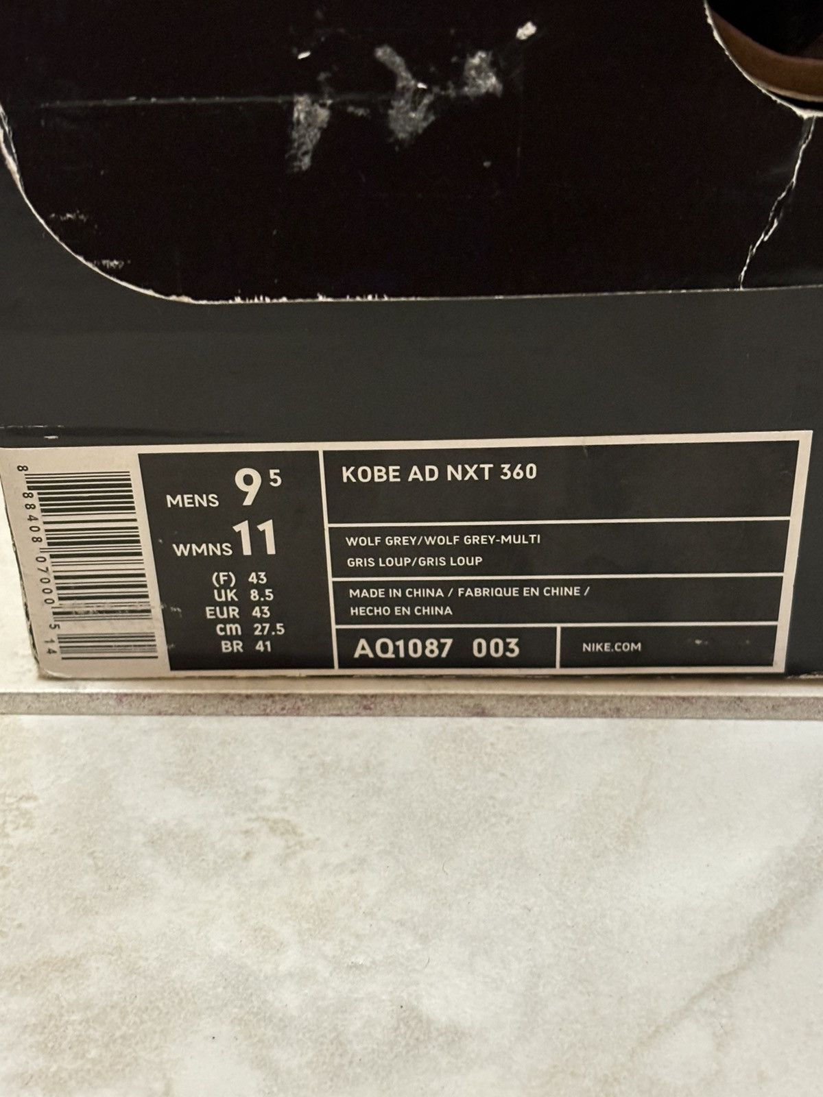Nike Rare Nike Kobe NXT 360 Wolf Grey Multi-Color Green Size 9.5 Size US 9.5 / EU 42-43 - 19 Thumbnail