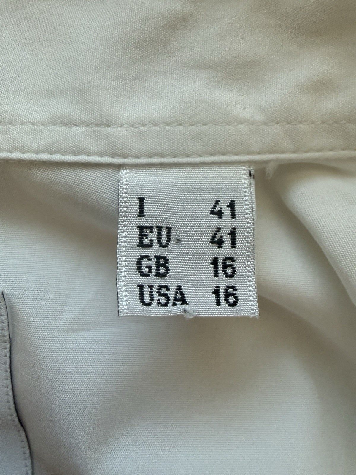 Moschino Couture White Long Sleeve Cotton Shirt Prism Logo Size 41/16 Size US L / EU 52-54 / 3 - 6 Thumbnail