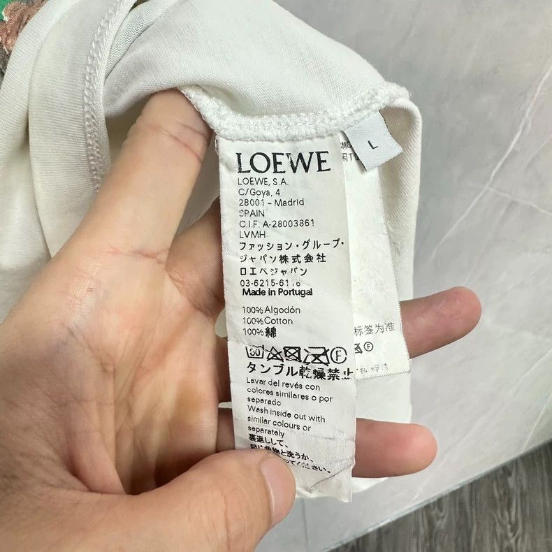 Loewe LOEWE Indian pattern printed short sleeve T-shirt Size L / US 10 / IT 46 - 3 Thumbnail