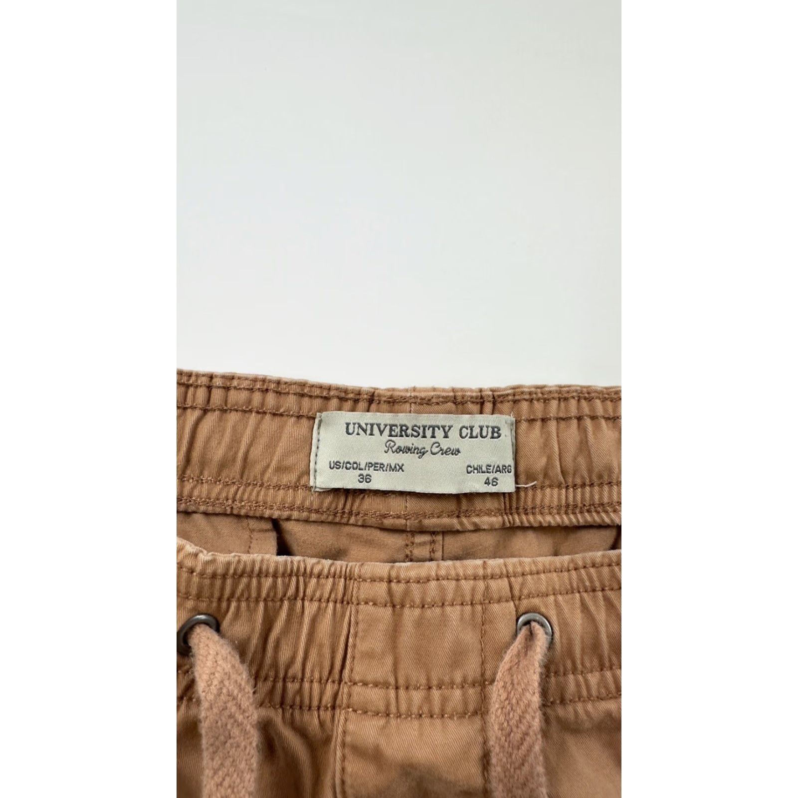 Vintage VINTAGE University Club Pants Men’s 36 Brown Joggers Rowing Club Size US 36 / EU 52 - 3 Thumbnail
