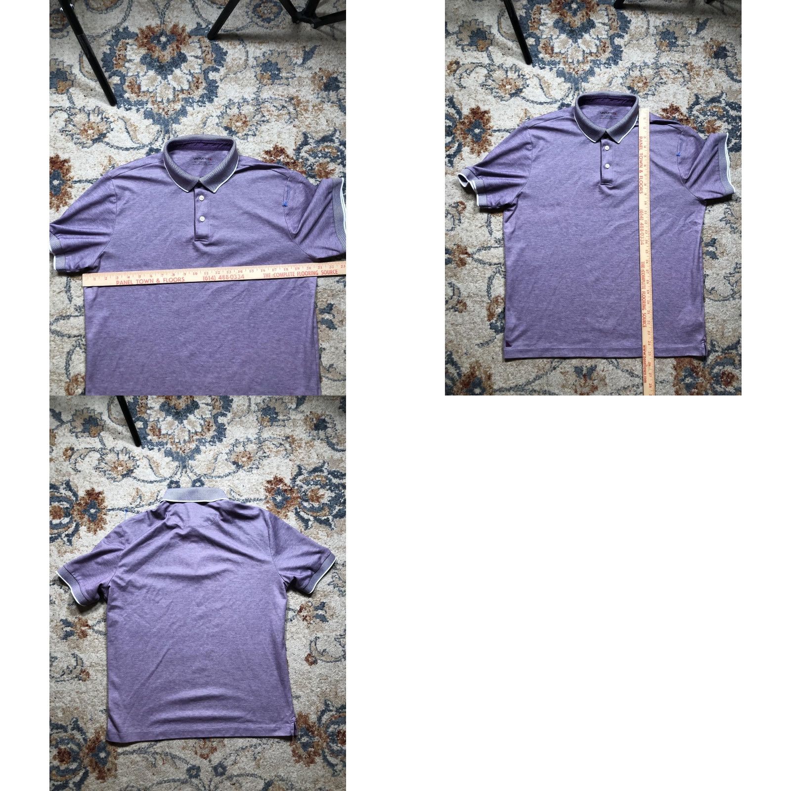 UNTUCKit VINTAGE? No. UNTUCKit Polo Shirt Mens M Purple Casual Shirt Polo Size US M / EU 48-50 / 2 - 8 Thumbnail