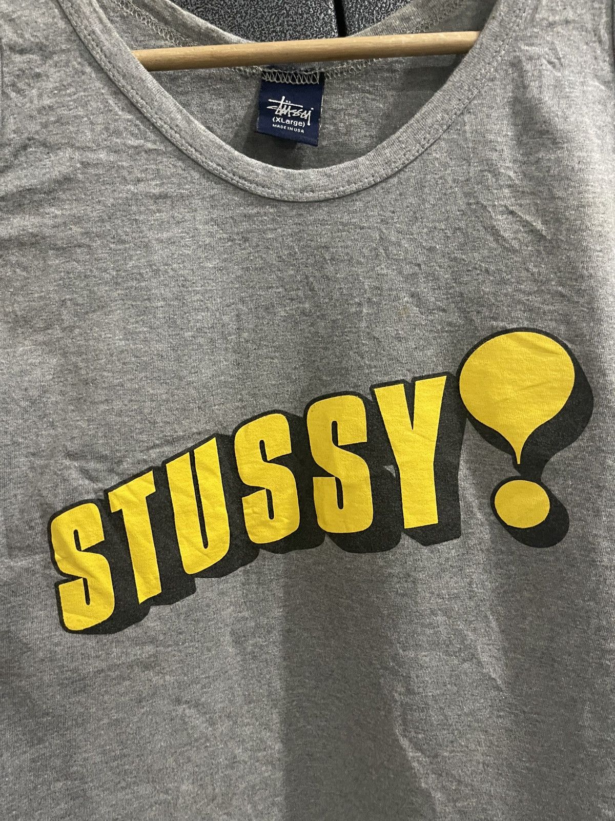Stussy Vintage Stussy Big Logo Sleeveless Size US XL / EU 56 / 4 - 5 Thumbnail