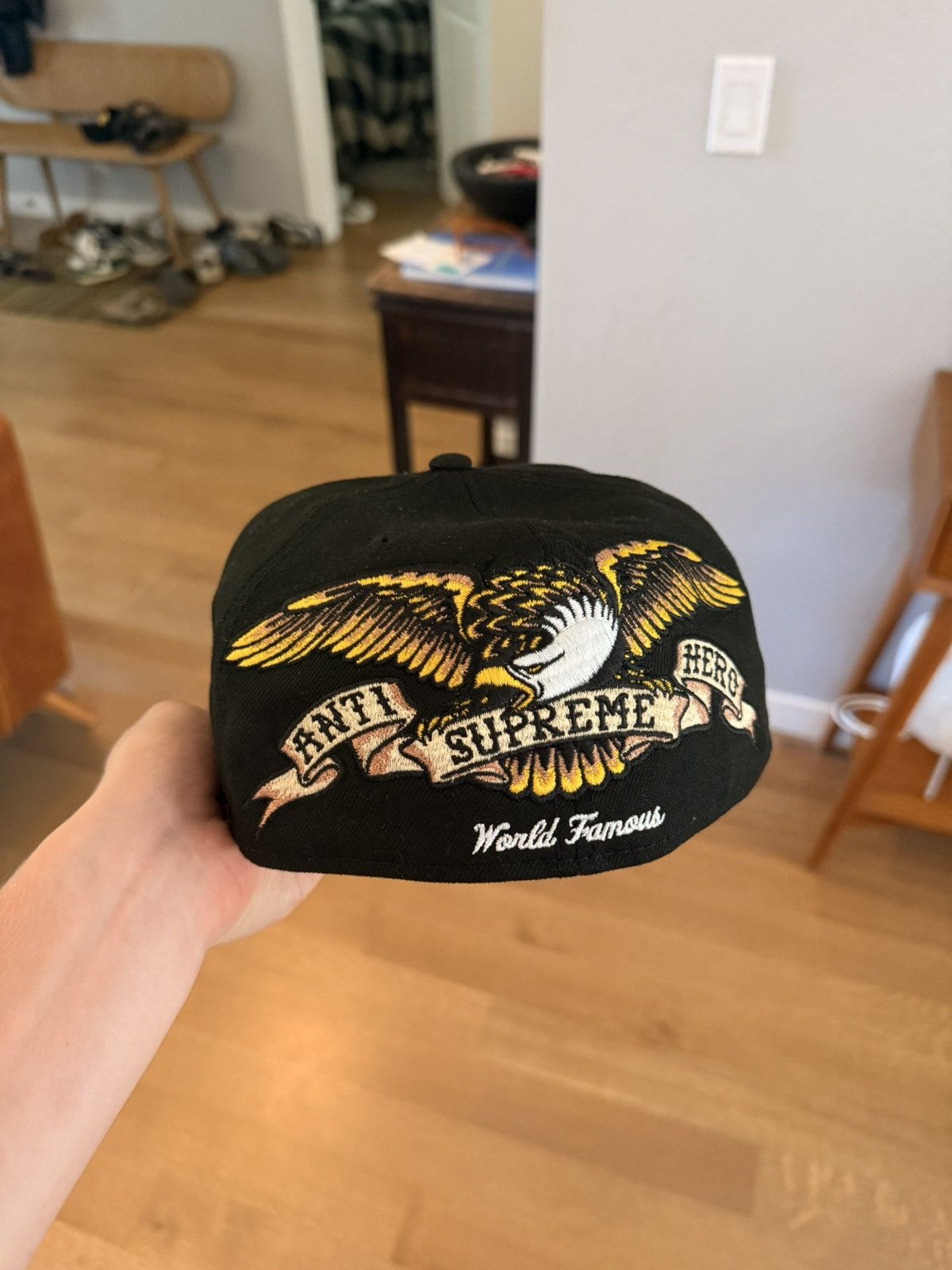 Supreme Anti Hero Hat | Grailed