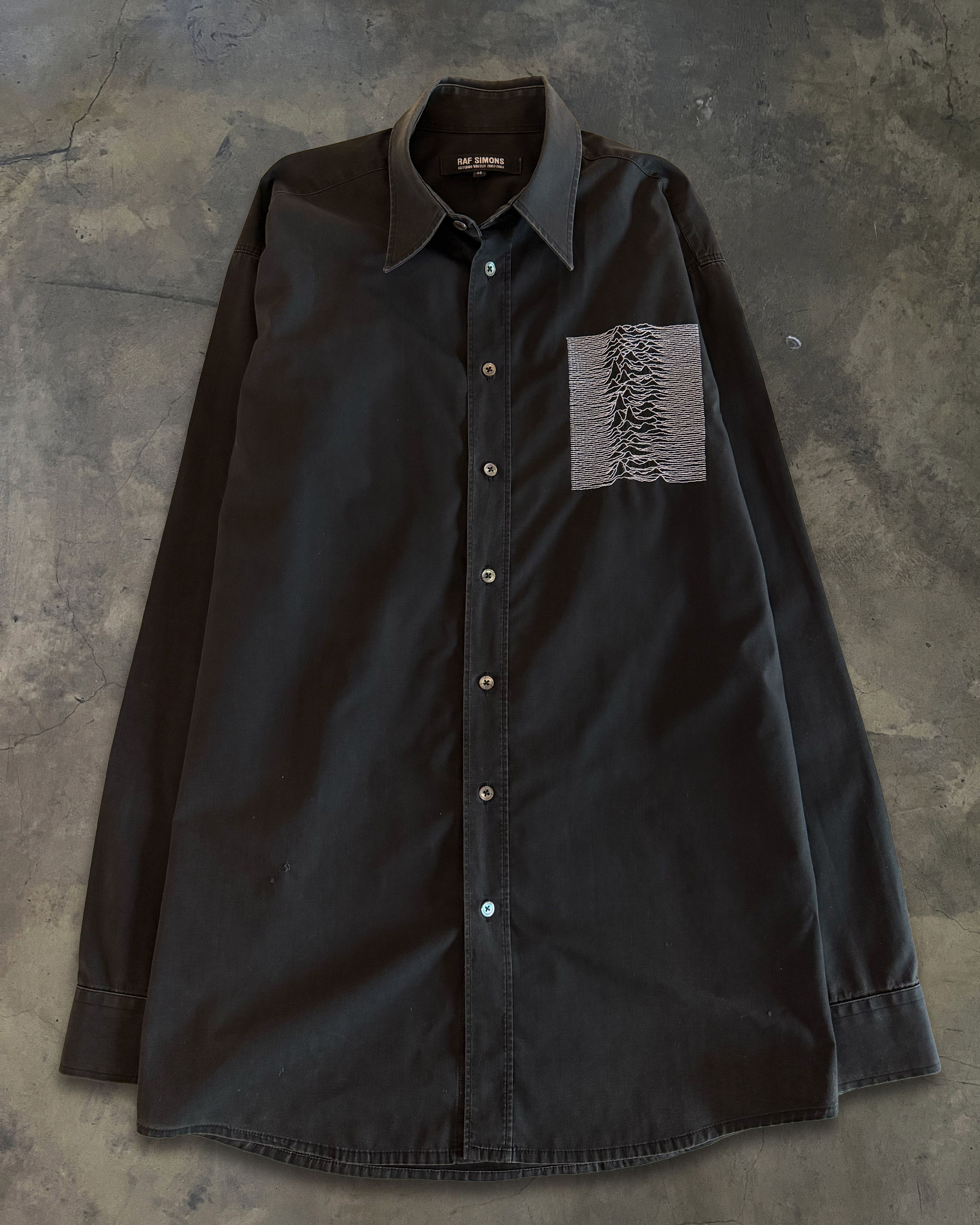 Raf Simons RAF SIMONS AW2003 "CLOSER" JOY DIVISION BUTTON UP Size US S / EU 44-46 / 1 - 1 Thumbnail