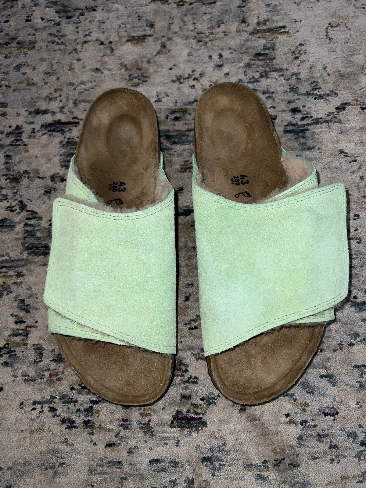 Birkenstock × Stussy Stussy Birkenstock Solana Shearling Slide 