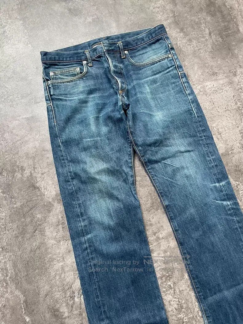 Dior Dior Dark Blue Washed Ghost Claw Distressed Denim Jeans Size US 30 / EU 46 - 2 Thumbnail