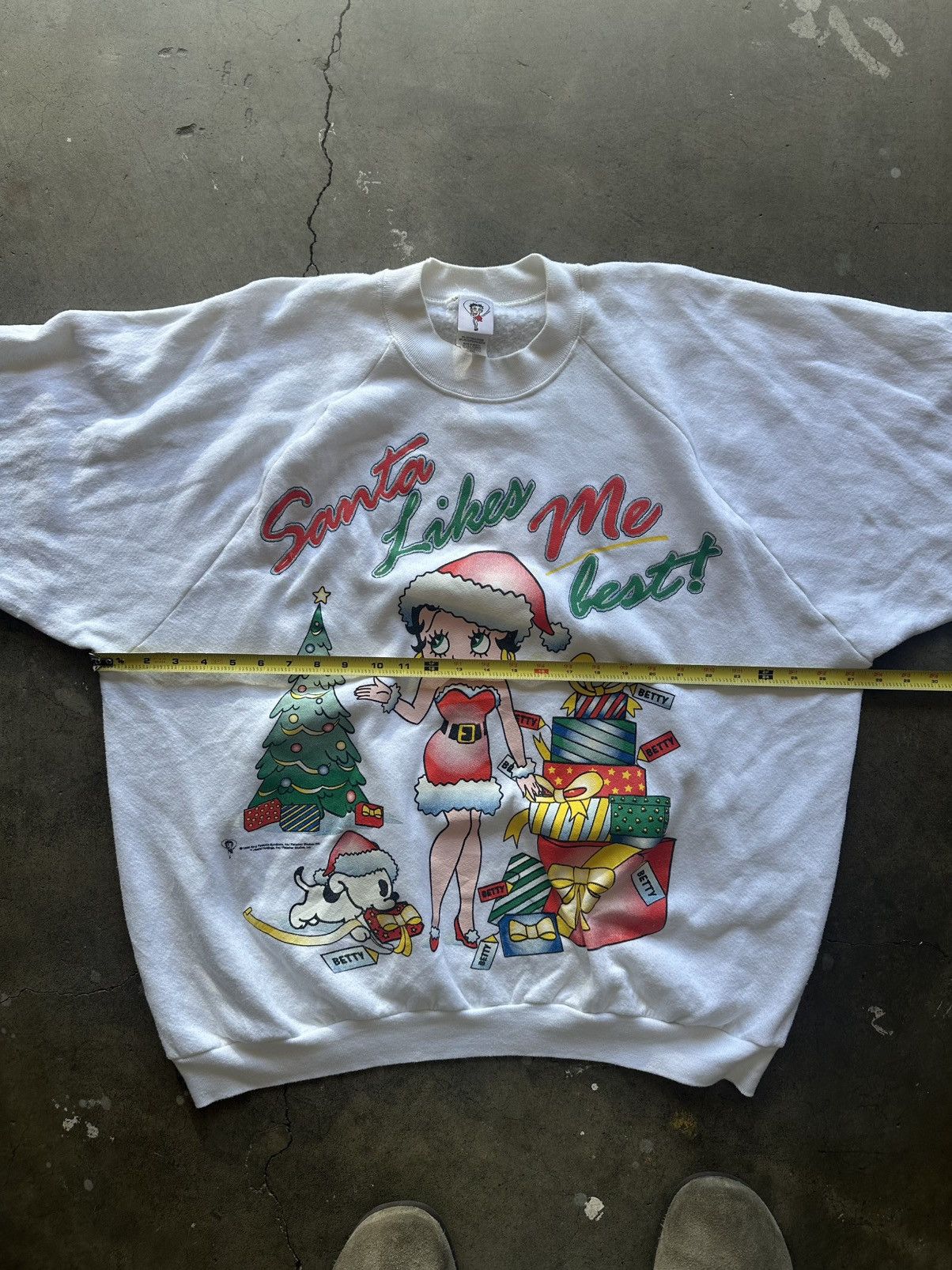 Vintage Vintage Betty Boop Christmas crew Size US XXL / EU 58 / 5 - 8 Thumbnail